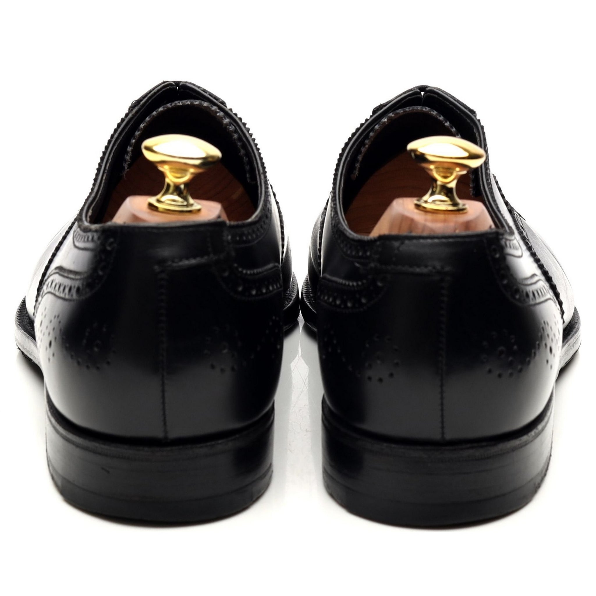 Gordon Scott oxford brogues cuir noir UK 8