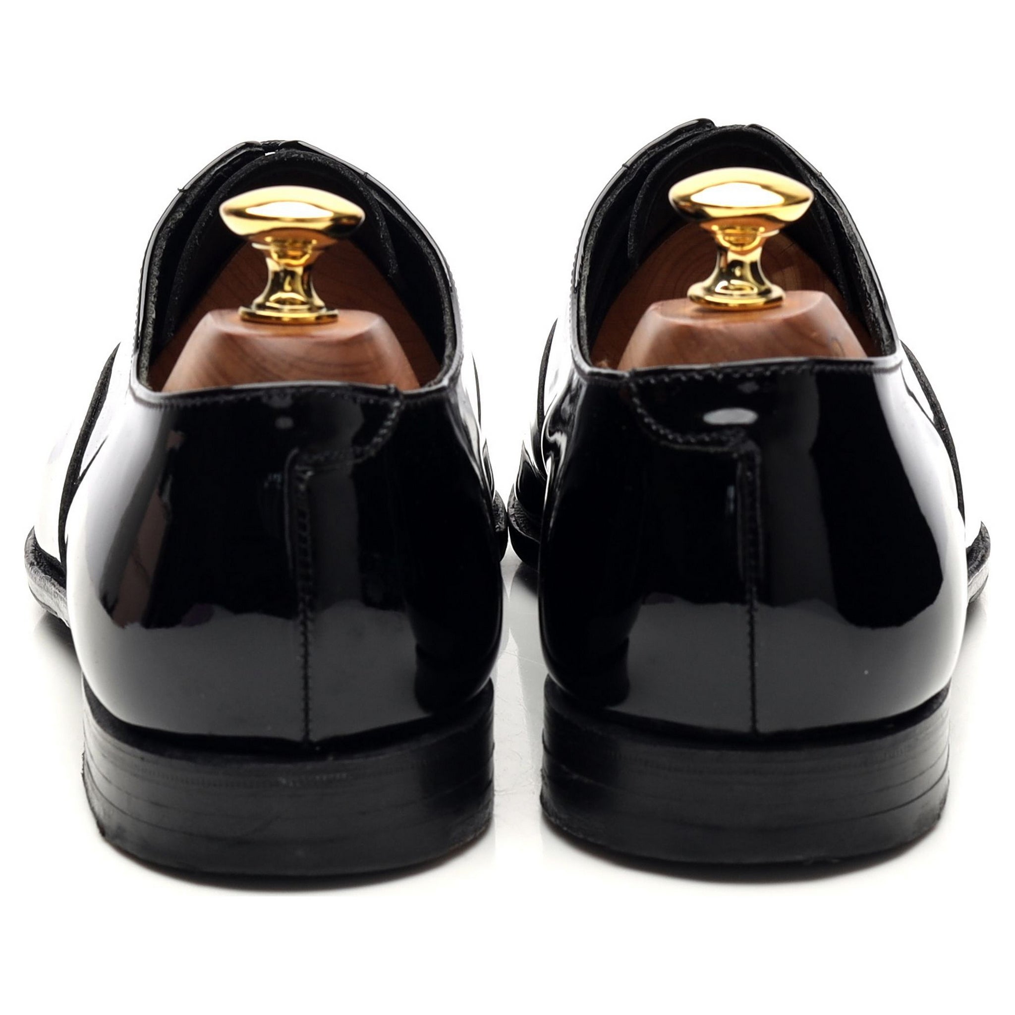 Crockett & Jones Overton richelieu verni noir UK 6.5