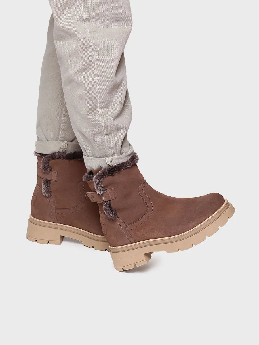 Toni Pons Misury-Sy bottines suède fourrée 5 cm