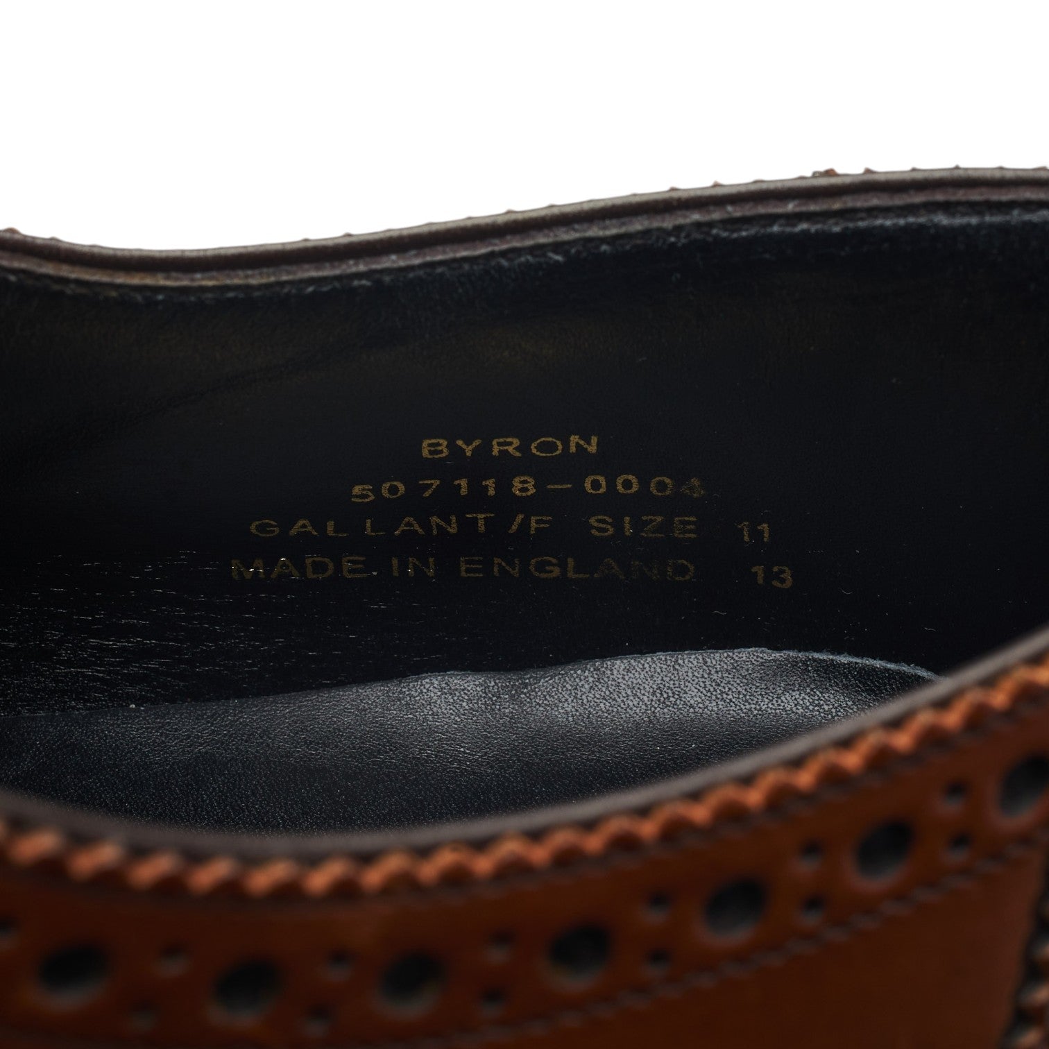Loake 1880 Byron derby cuir tan UK 11