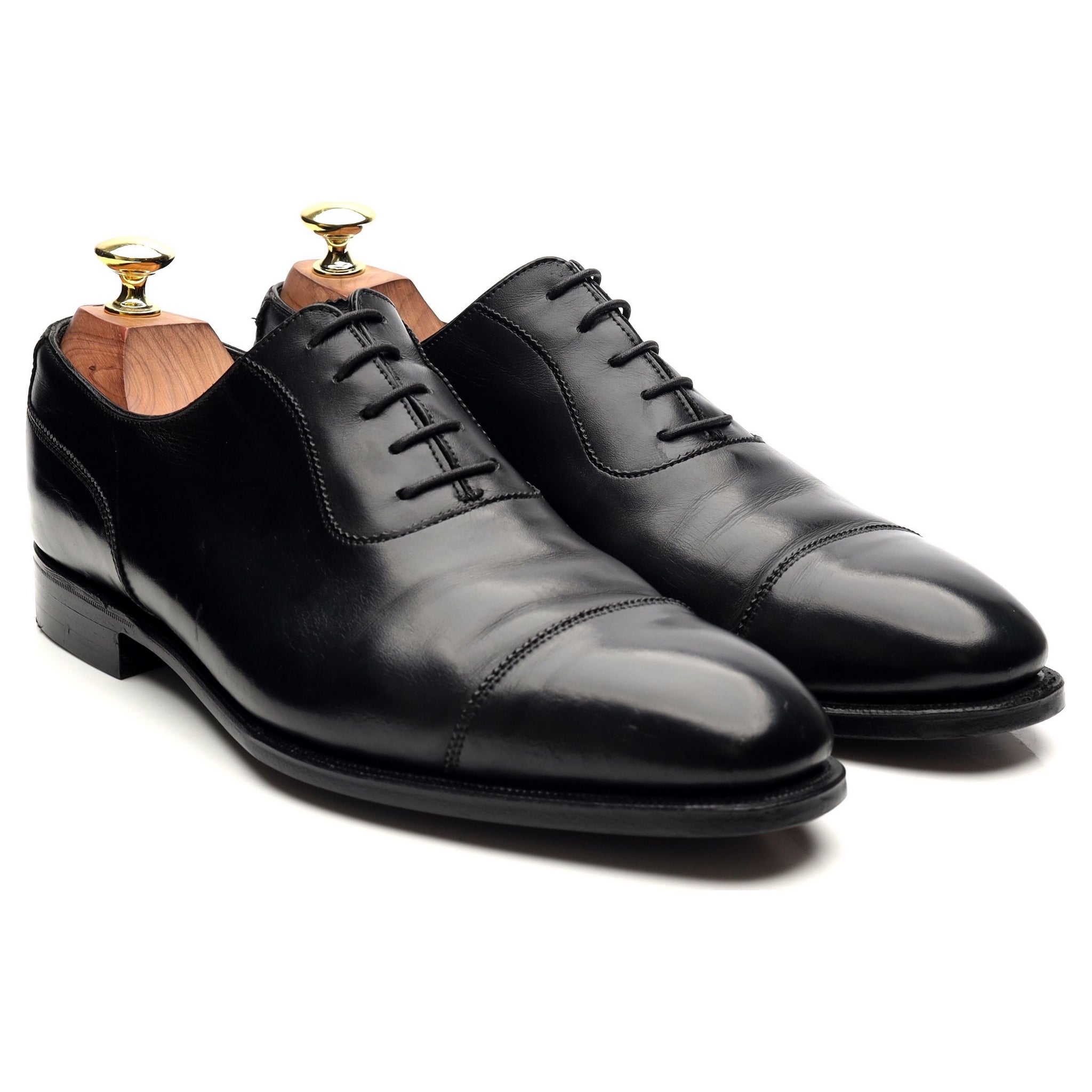Crockett & Jones Egerton oxford cuir noir UK 7.5