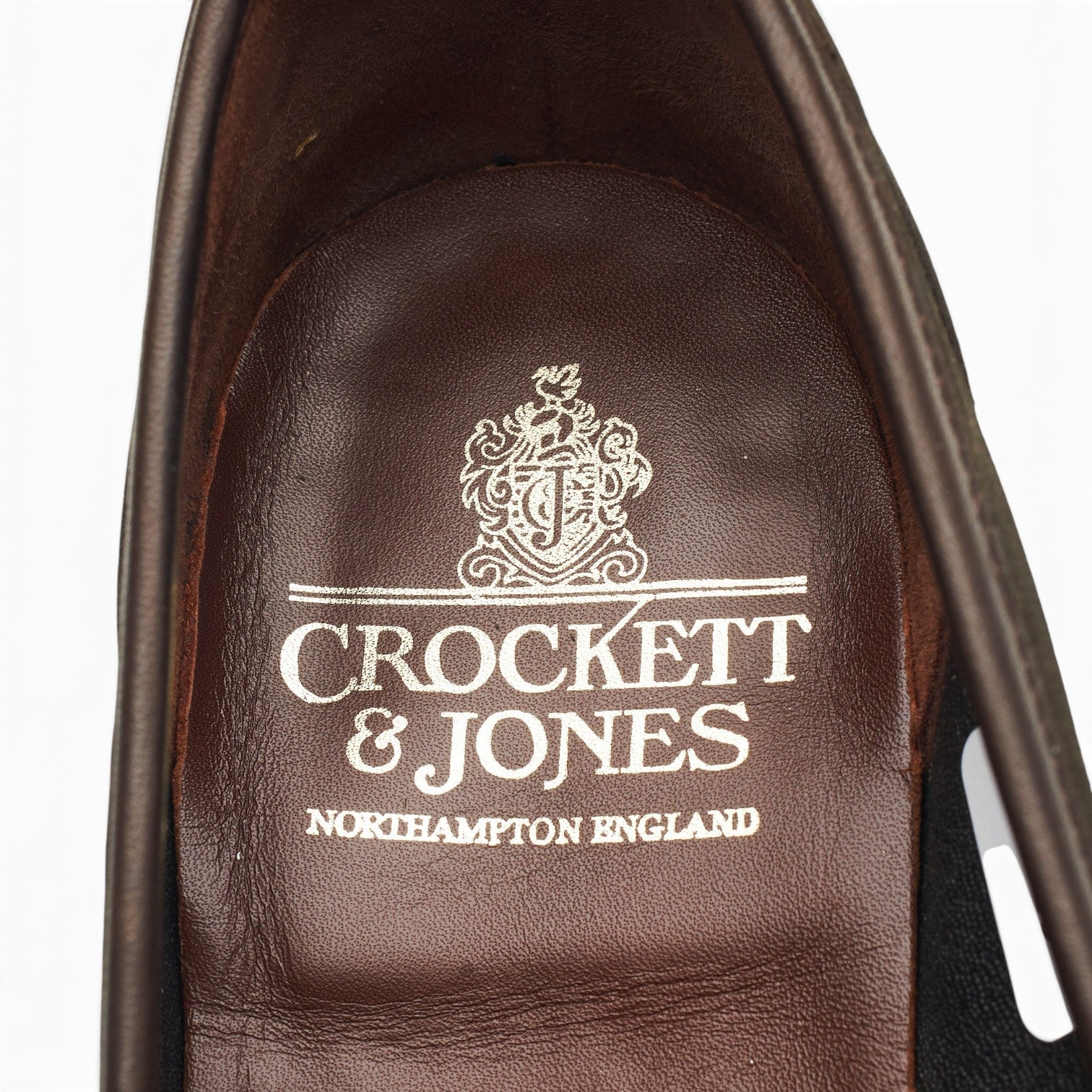 Crockett & Jones Seaton mocassins daim vert 7