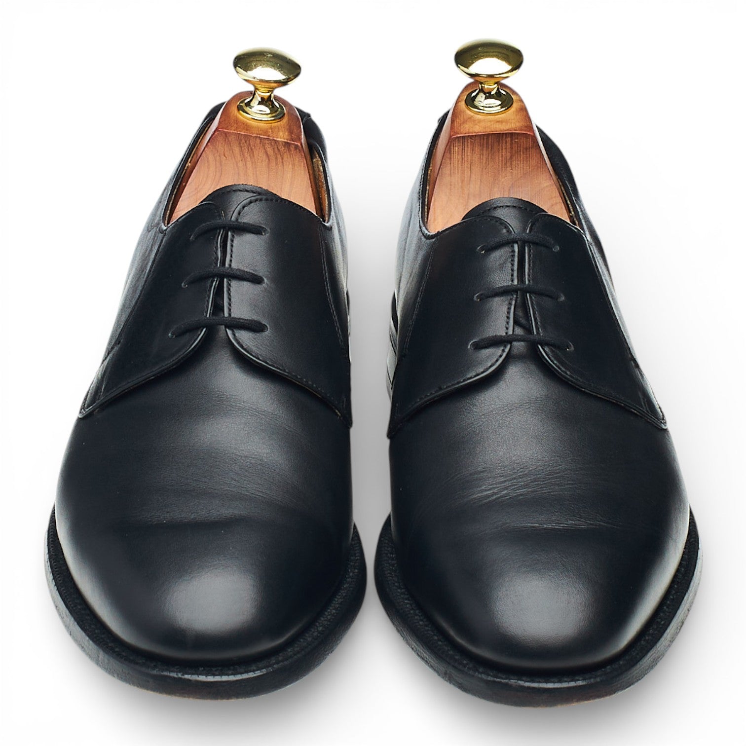 Barker derby cuir noir UK 7 étroit