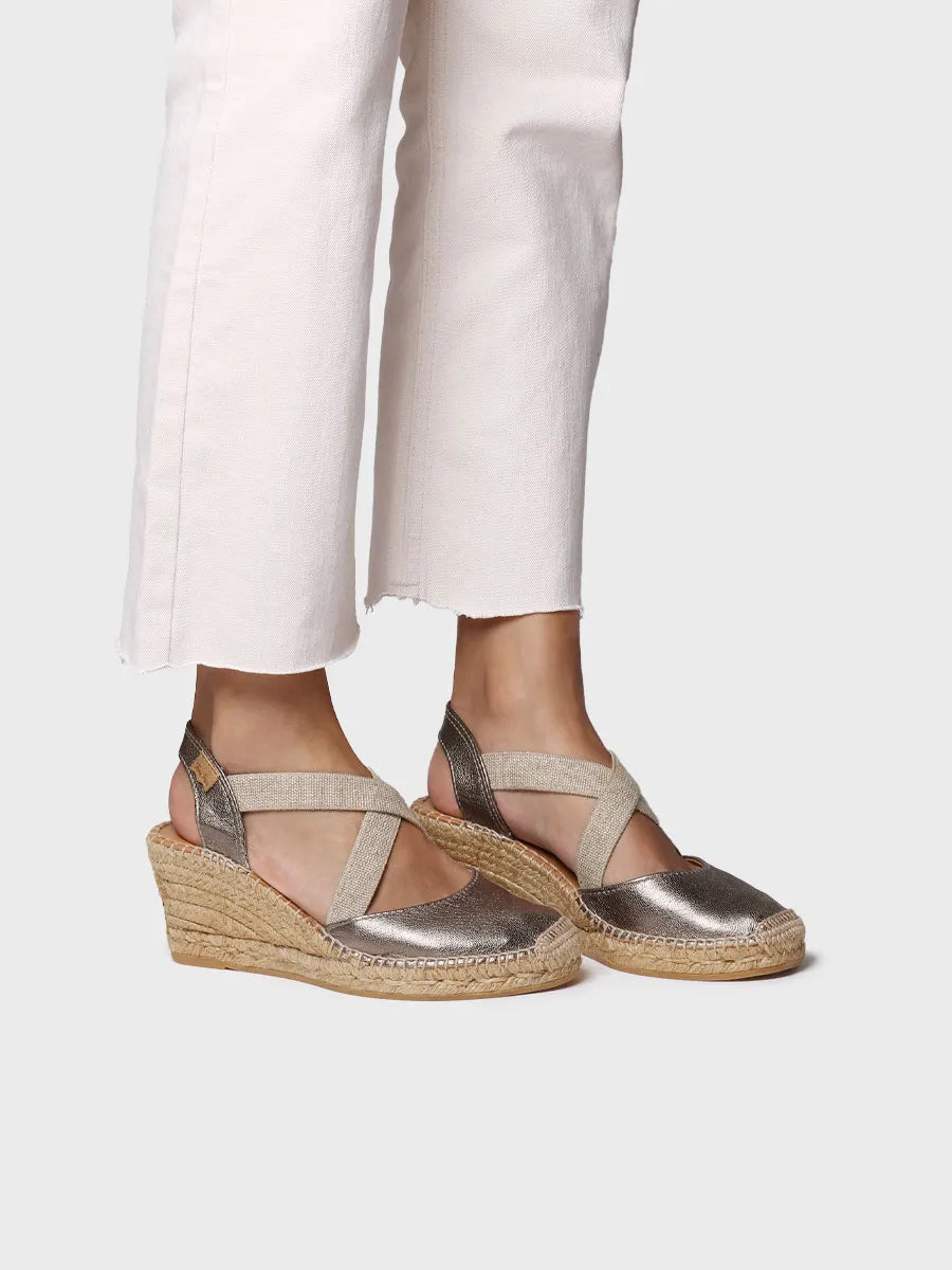 Toni Pons Saba-P espadrilles compensées cuir