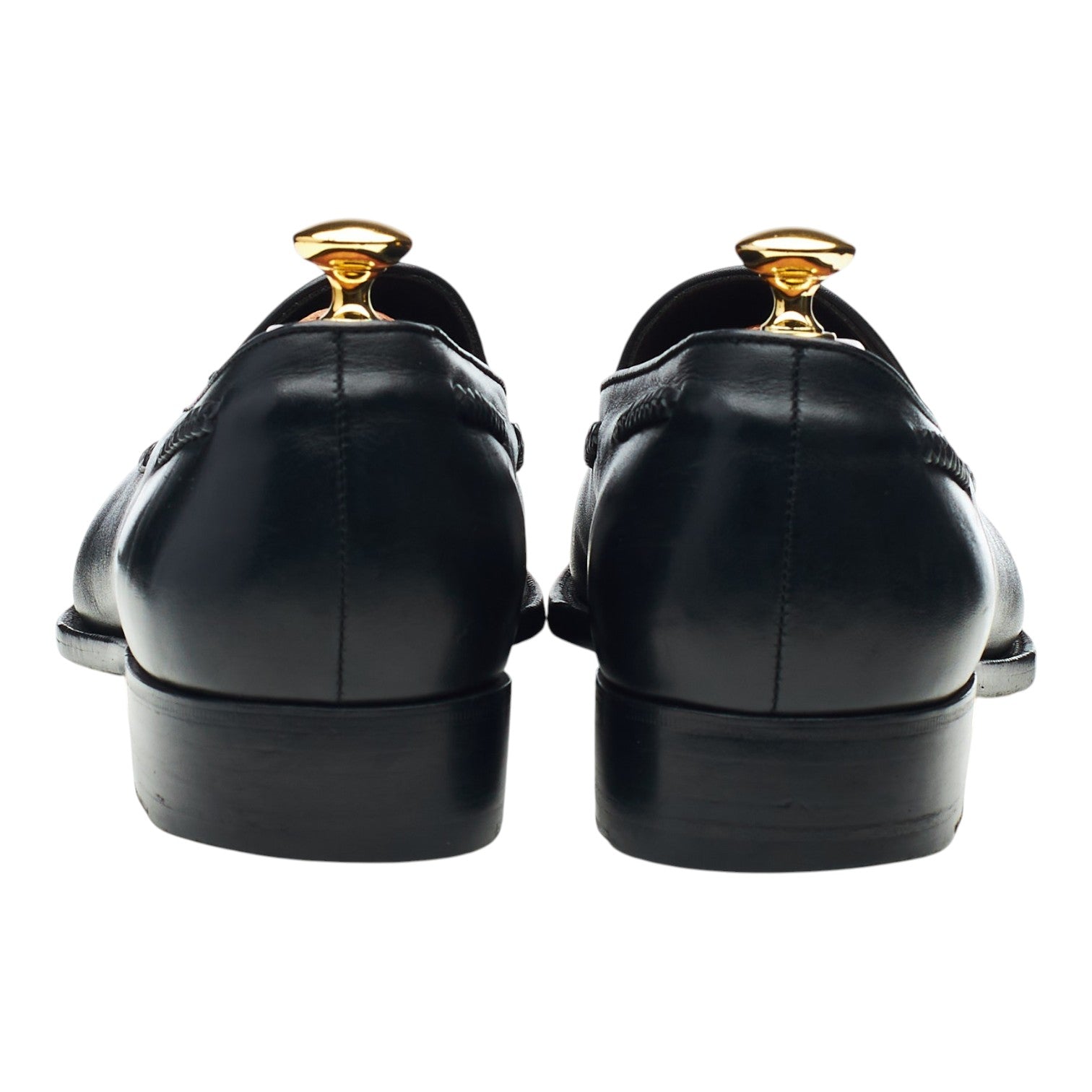 Oct. Tenth OT41 mocassin gland cuir noir UK 9,5