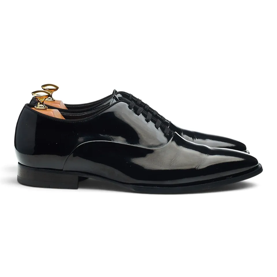 Suitsupply oxford cuir verni noir UK 7 cérémonie