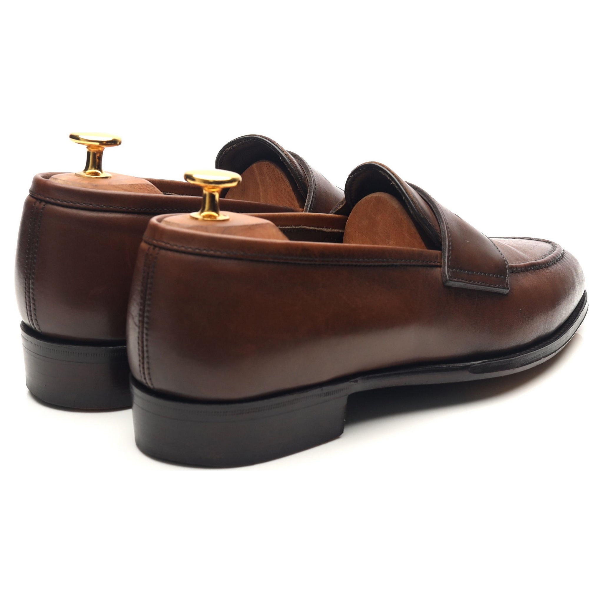 George Cleverley Bradley II mocassin cuir marron UK 5