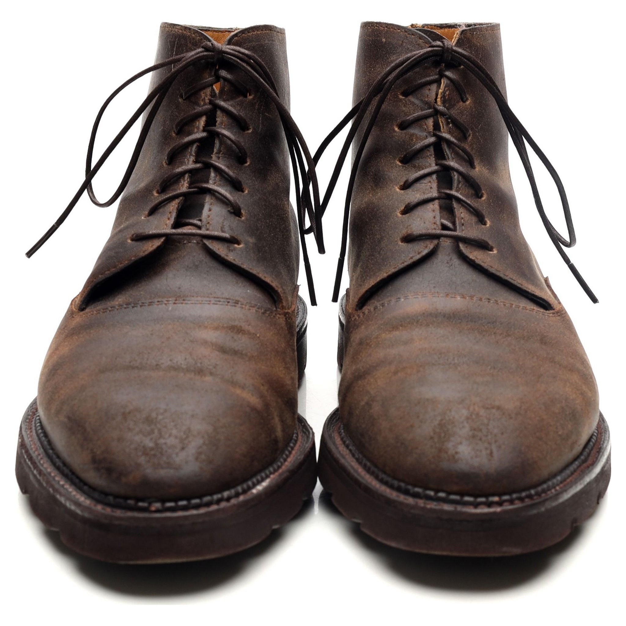 John Lobb Forge boots daim marron pointure UK 7
