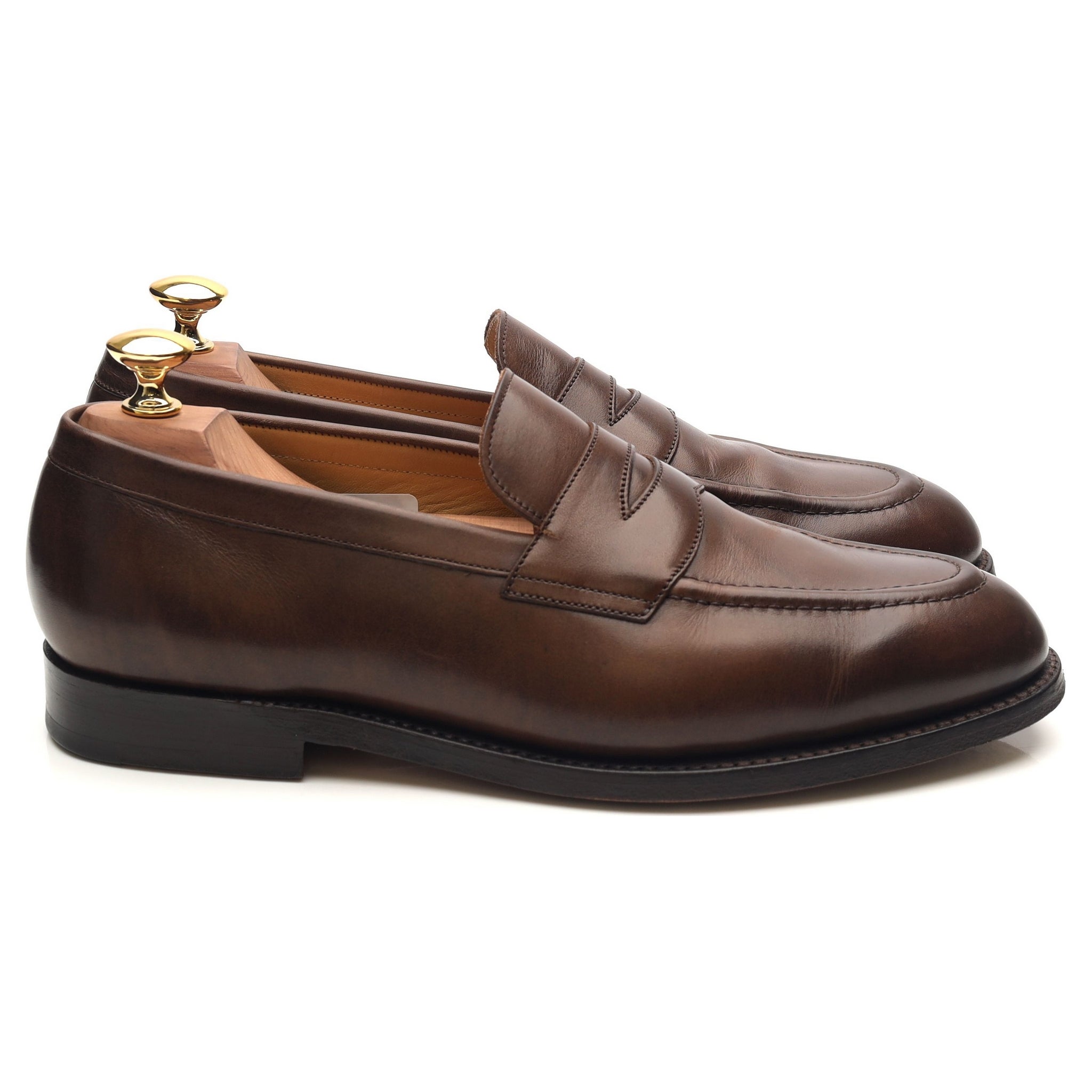 Tricker's Harvard mocassin cuir marron pointure UK 6,5