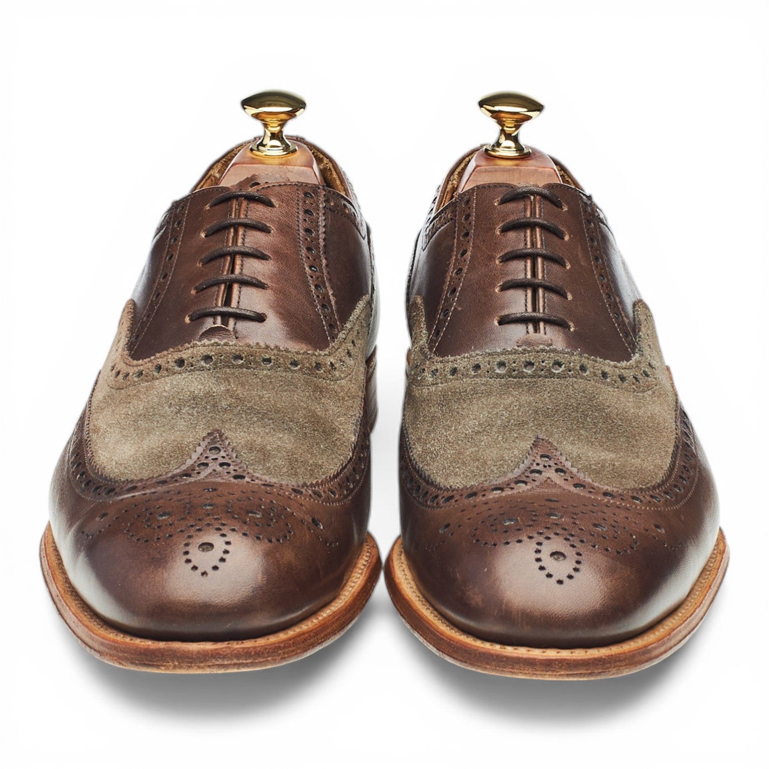 Cheaney Cecil oxford brogue cuir marron UK 9