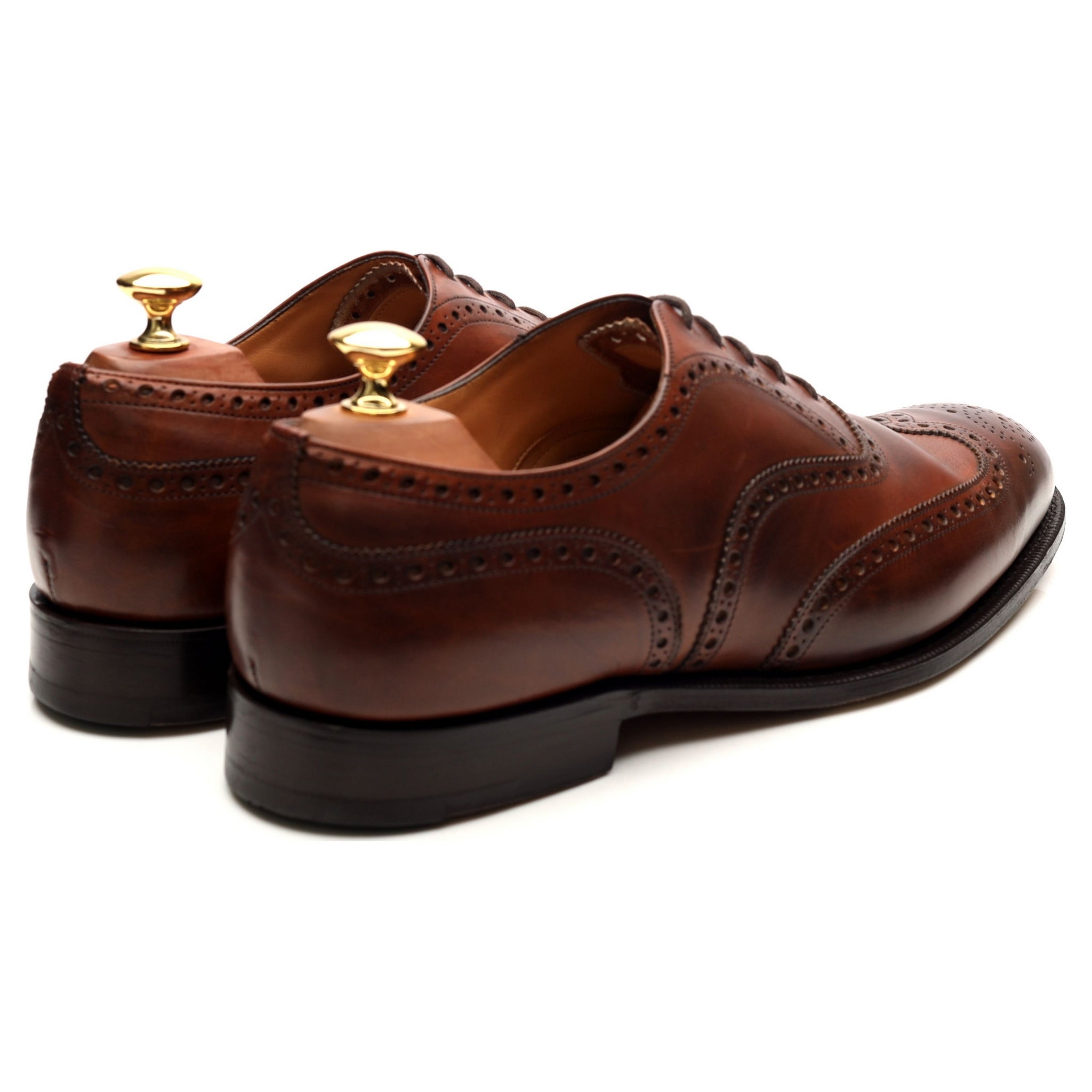 Church's Chetwynd brogue cuir marron clair UK 9