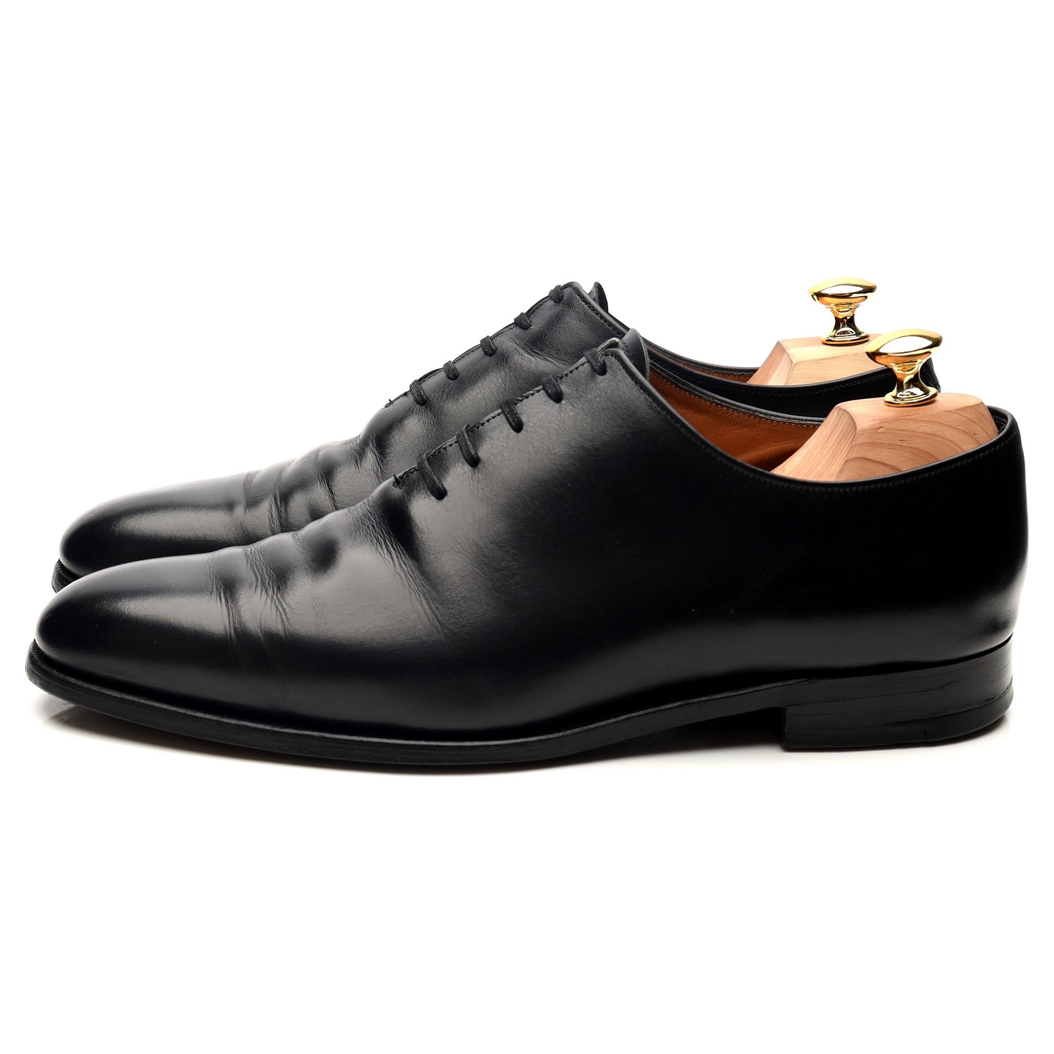 Bowen richelieu wholecut cuir noir pointure 10.5 UK