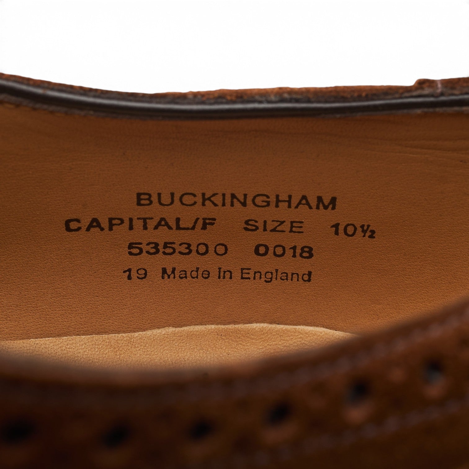 Loake 1880 Buckingham oxford daim marron UK 10,5