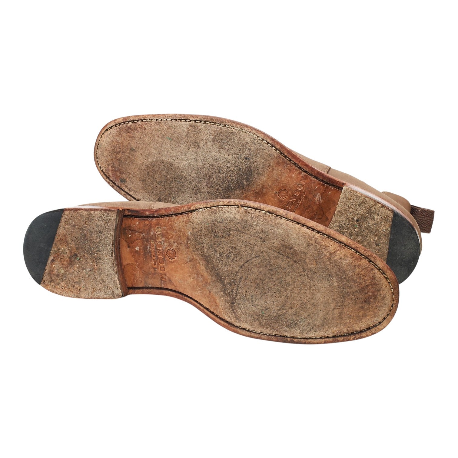 Grenson Declan boots chelsea nubuck gris UK 8
