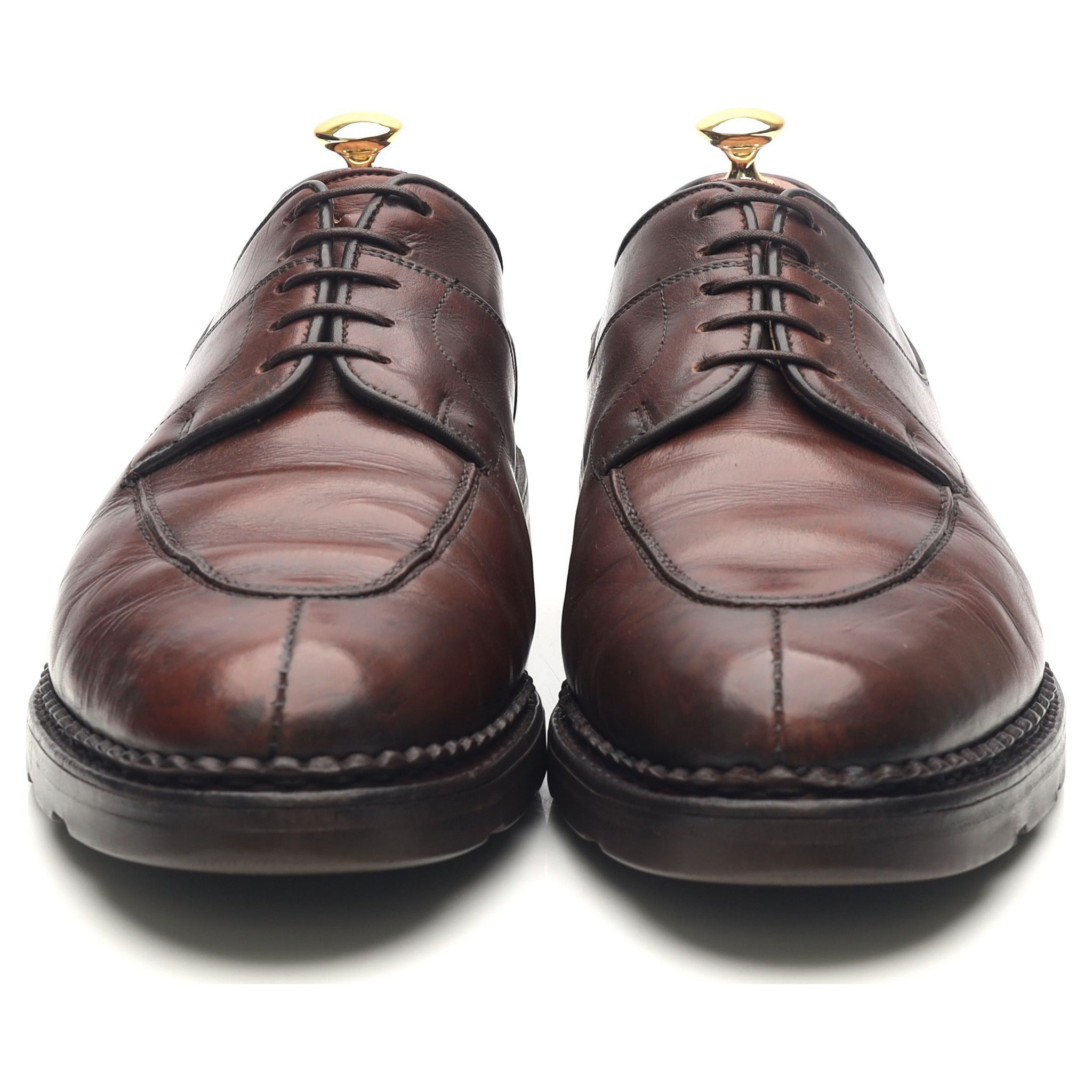 Bowen derby cuir marron foncé UK 10.5