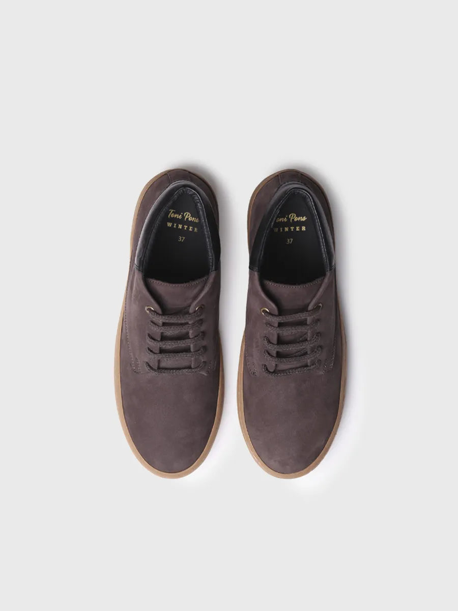 Toni Pons SORT bottine lacets nubuck marron