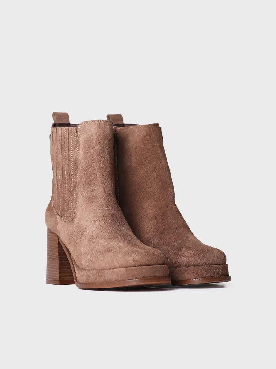 Toni Pons Ros-Sy bottines femme cuir talon large 8 cm