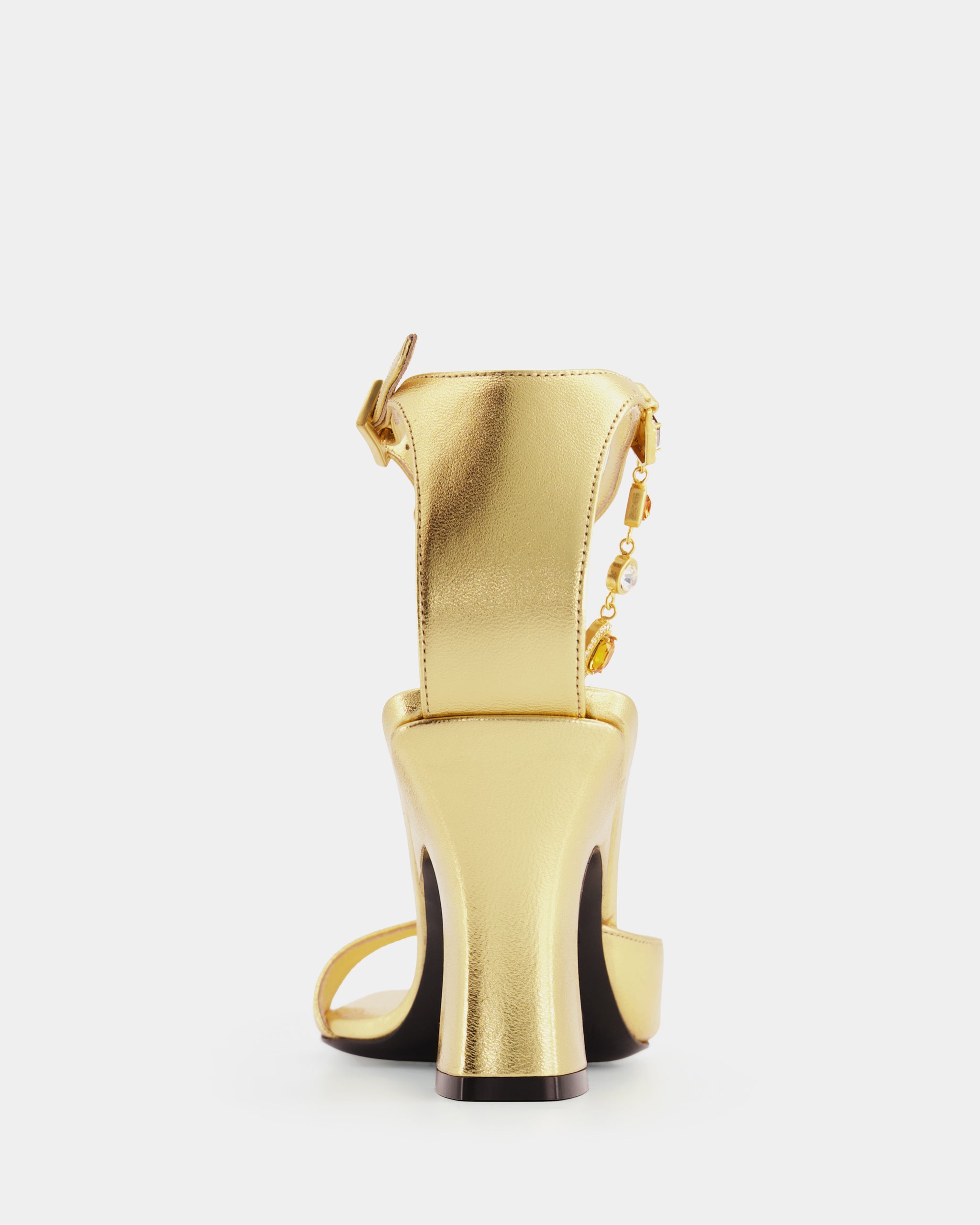 Nodaleto Gemma 90 sandales cuir doré Gold Metallic talon 9 cm
