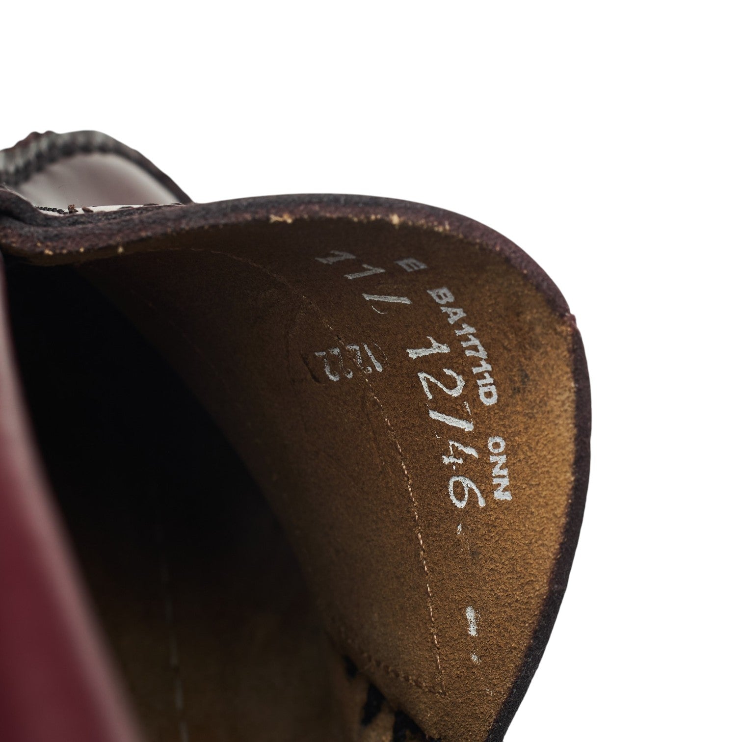 G.H. Bass Weejuns mocassins cuir bordeaux UK 11