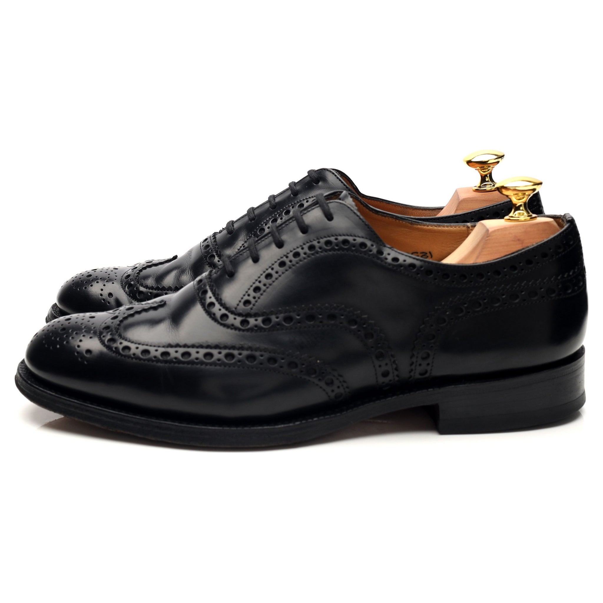 Church Burwood derbies brogues cuir noir UK 7
