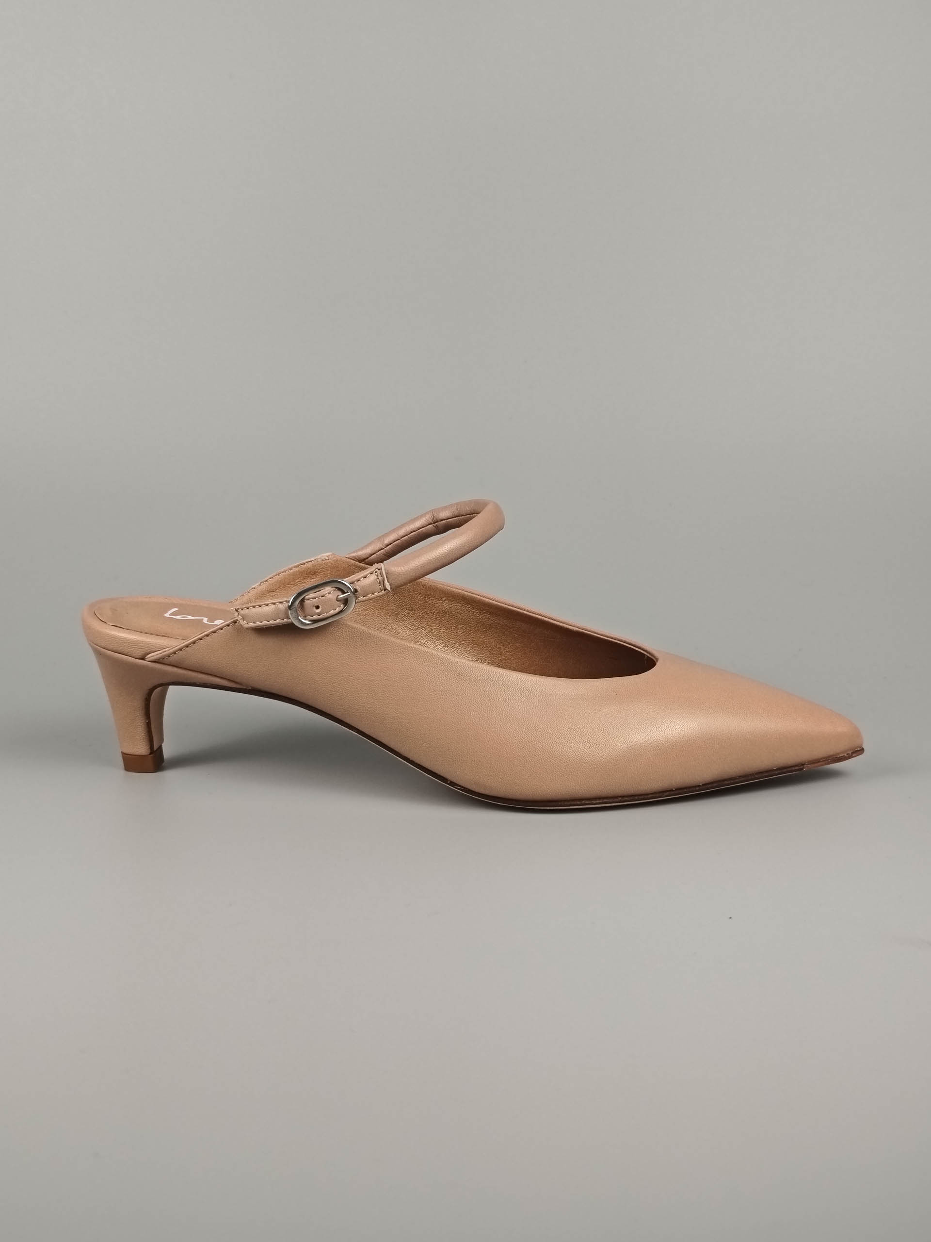 Lorena Paggi Nappa sabot cuir sable