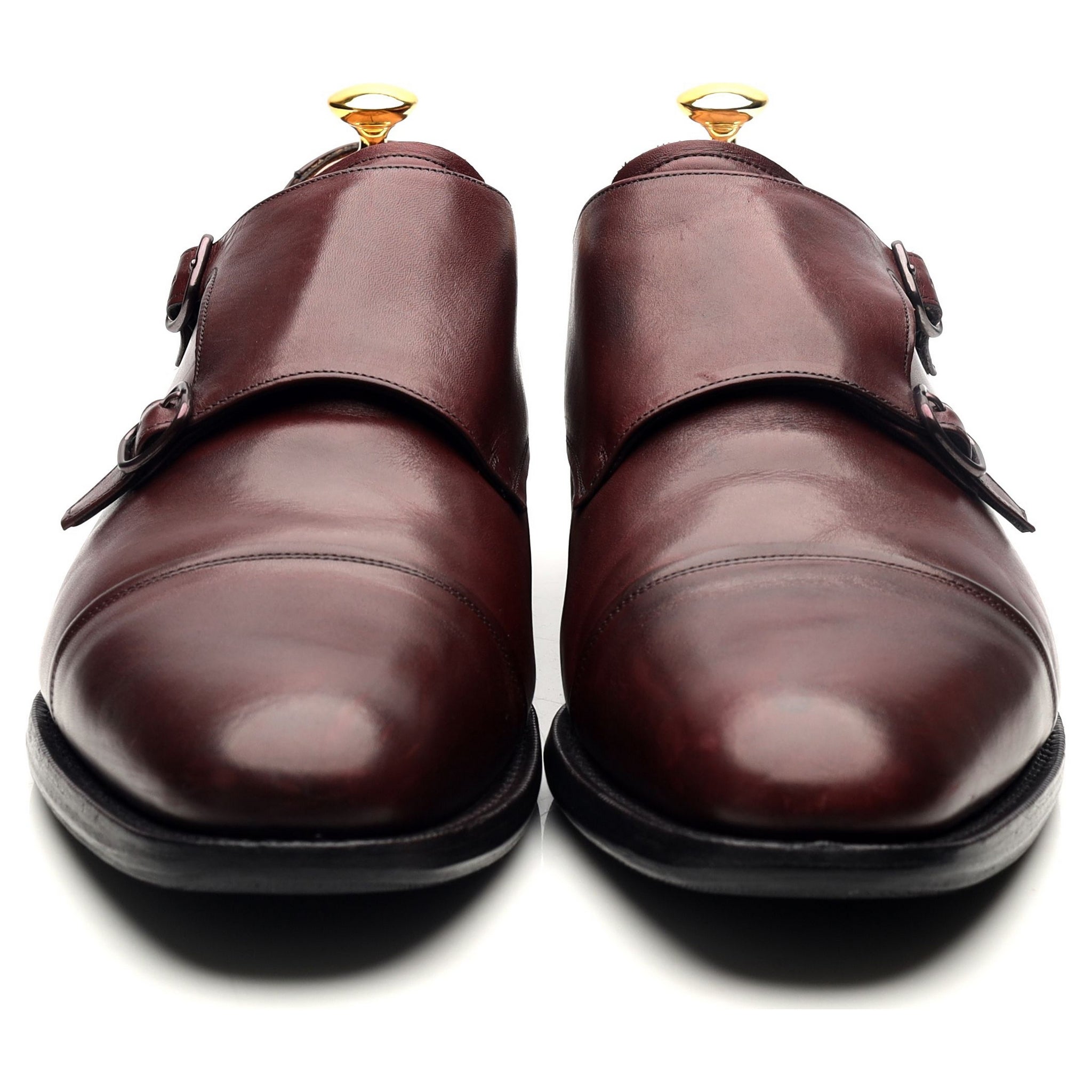 Church's Ledstone chaussures monk cuir bordeaux UK 11