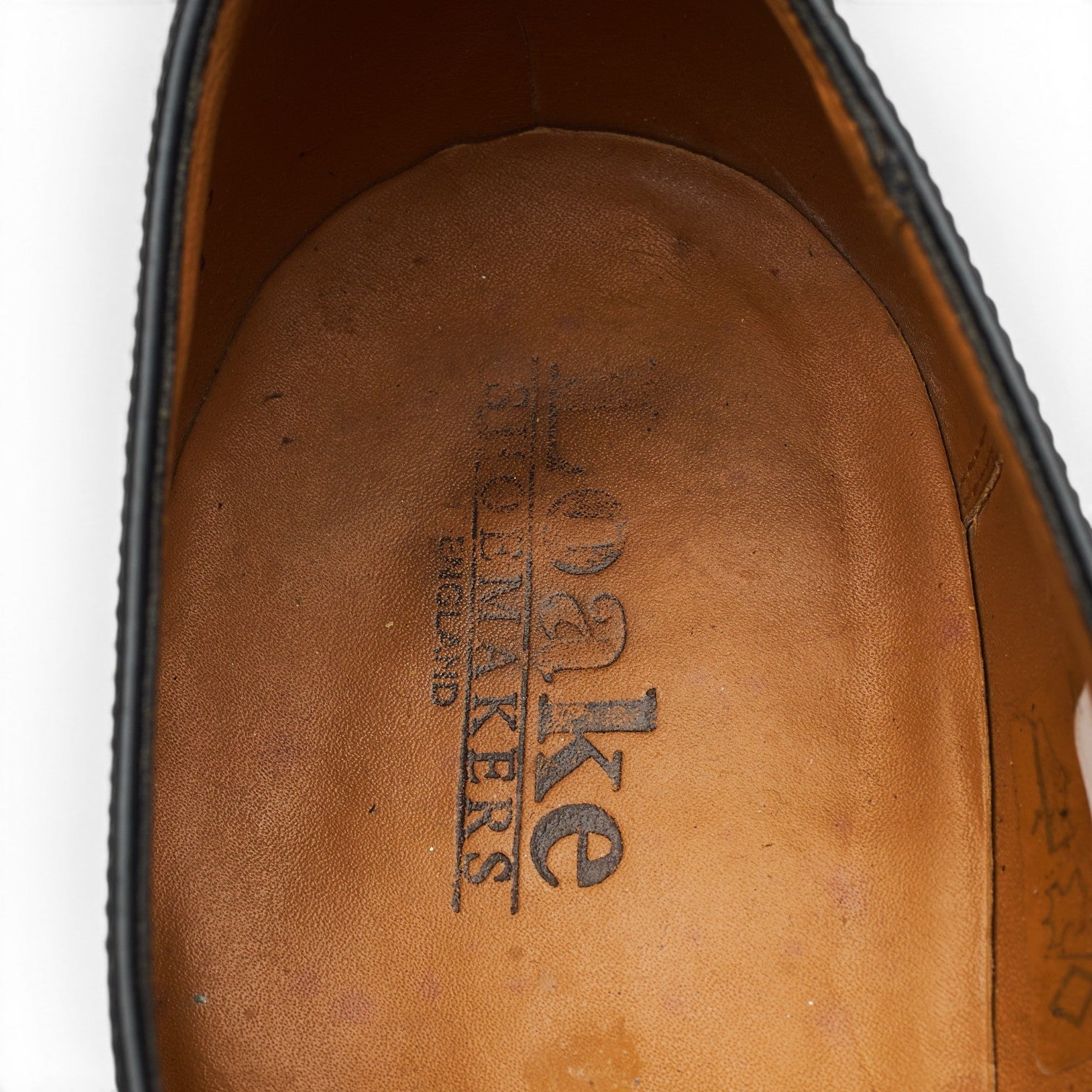 Loake Paisley chaussures monk cuir noir UK 11