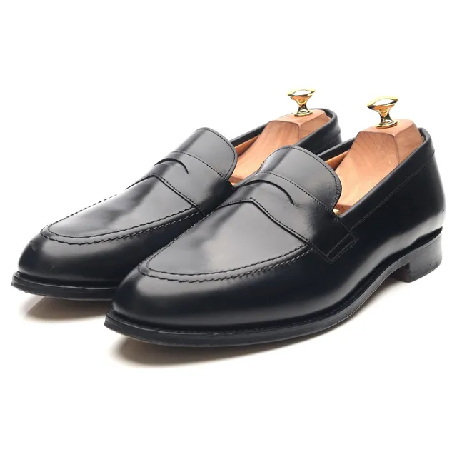 Cheaney Cannon mocassins cuir noir UK 10