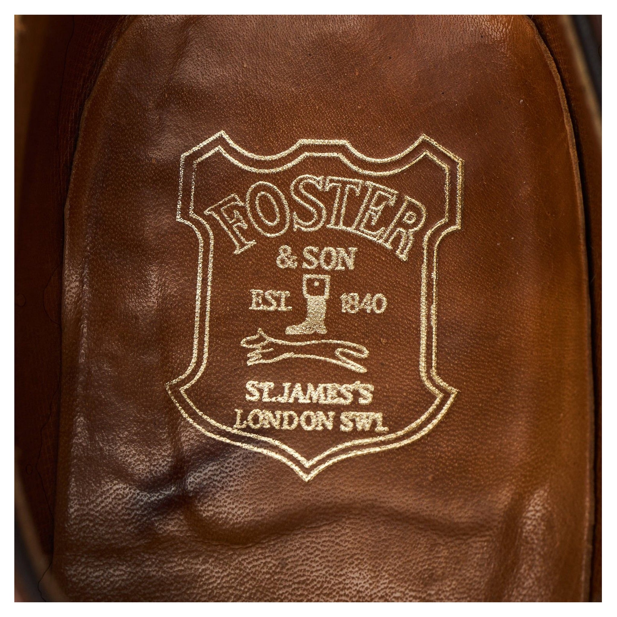 Foster & Son derbies cuir marron pointure UK 8 étroit