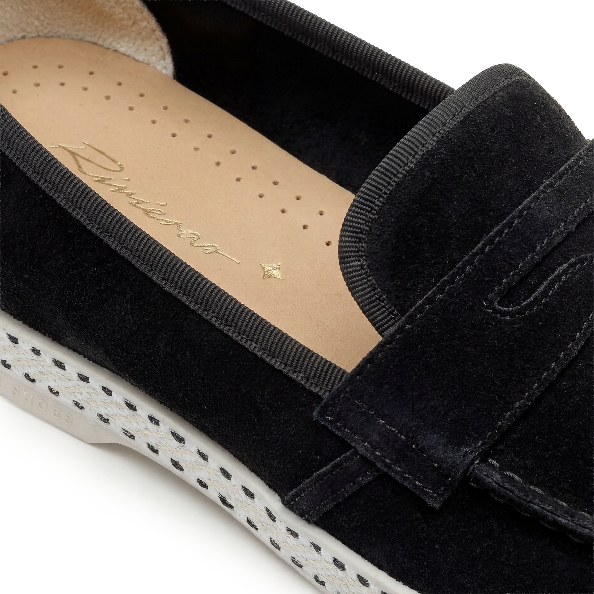 Rivieras Classic 1621 mocassin cuir noir