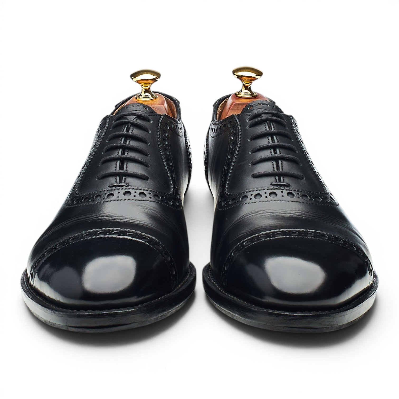 Valentin Frunza Adelaide oxford cuir noir 8.5 UK sur-mesure