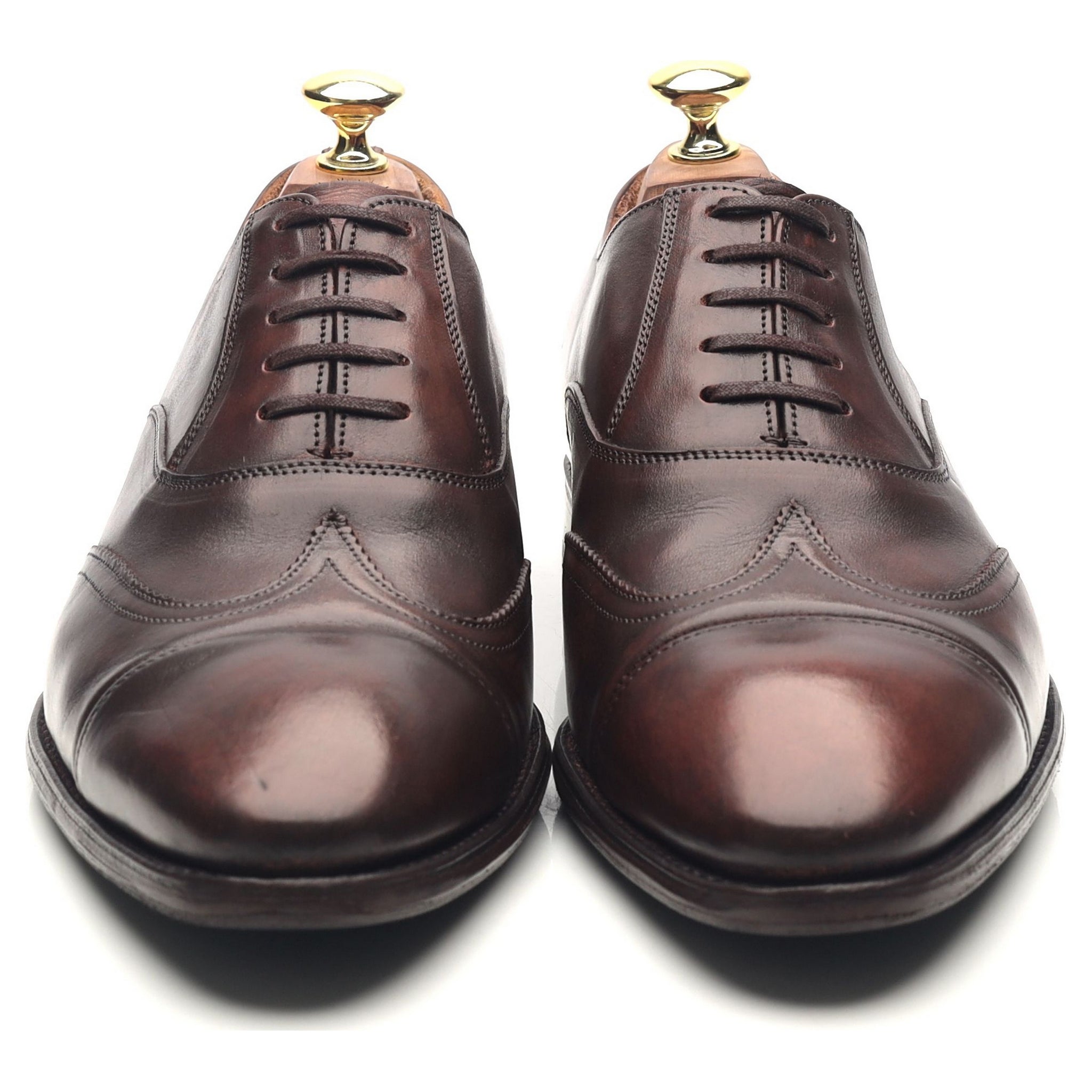 Jil Sander oxford cuir marron foncé pointure UK 7