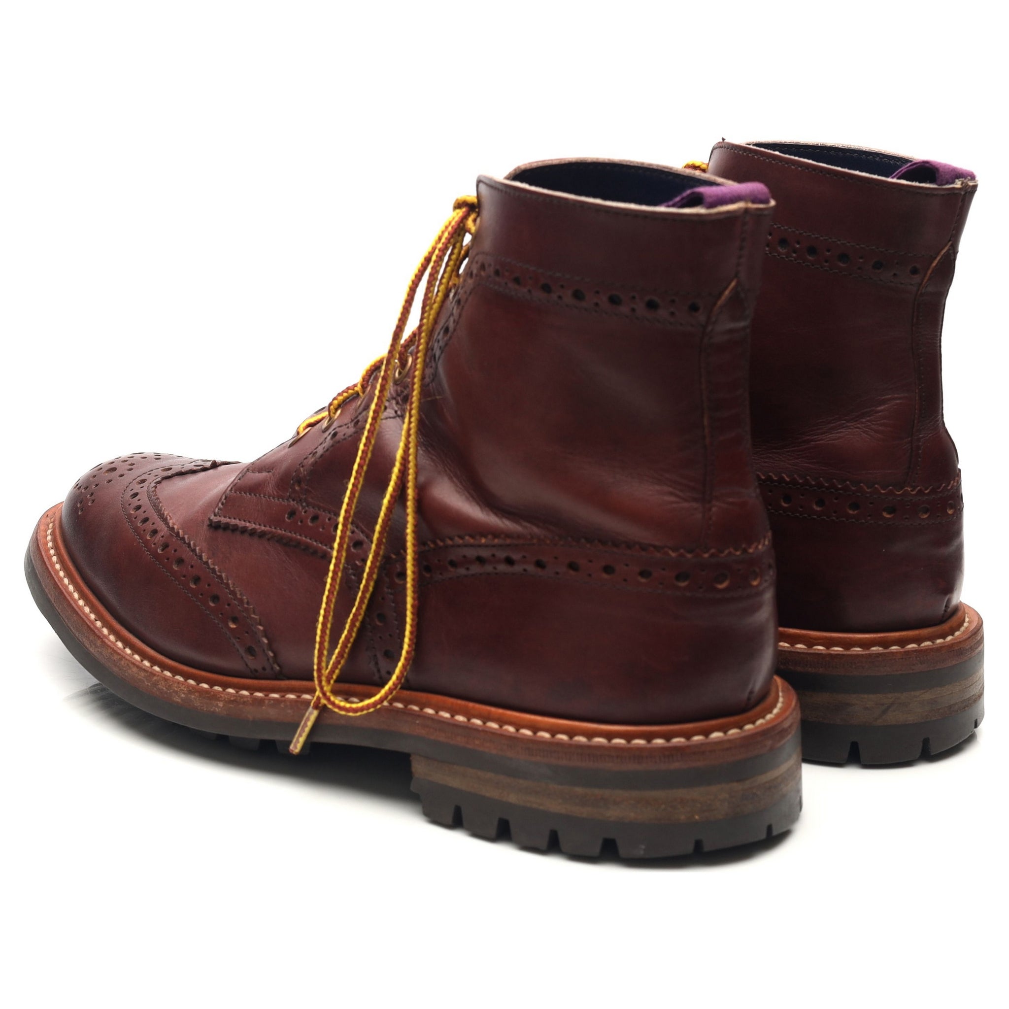 Tricker's Stow boots cuir bordeaux pointure UK 7.5