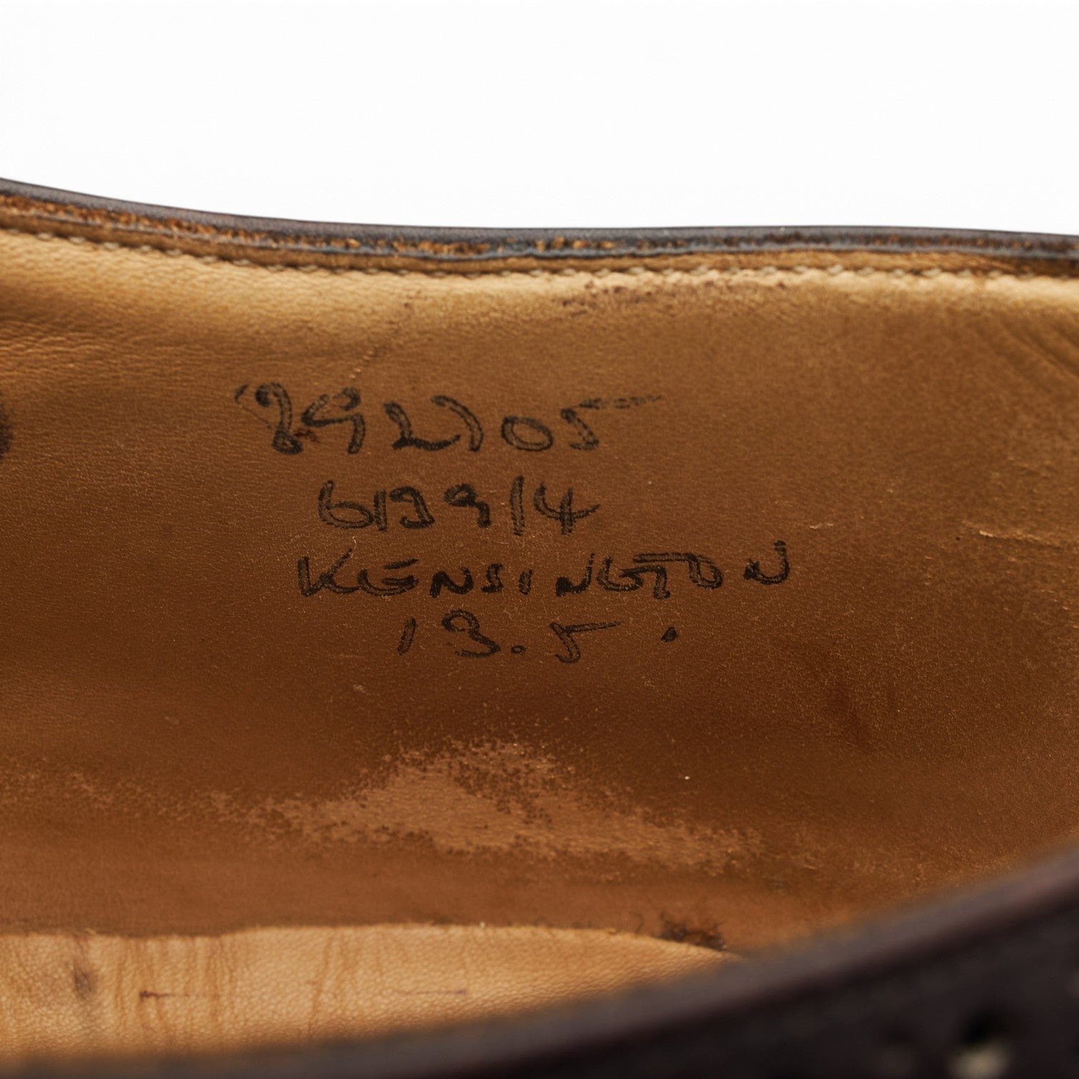 Tricker's Kensington richelieu cuir marron UK 13