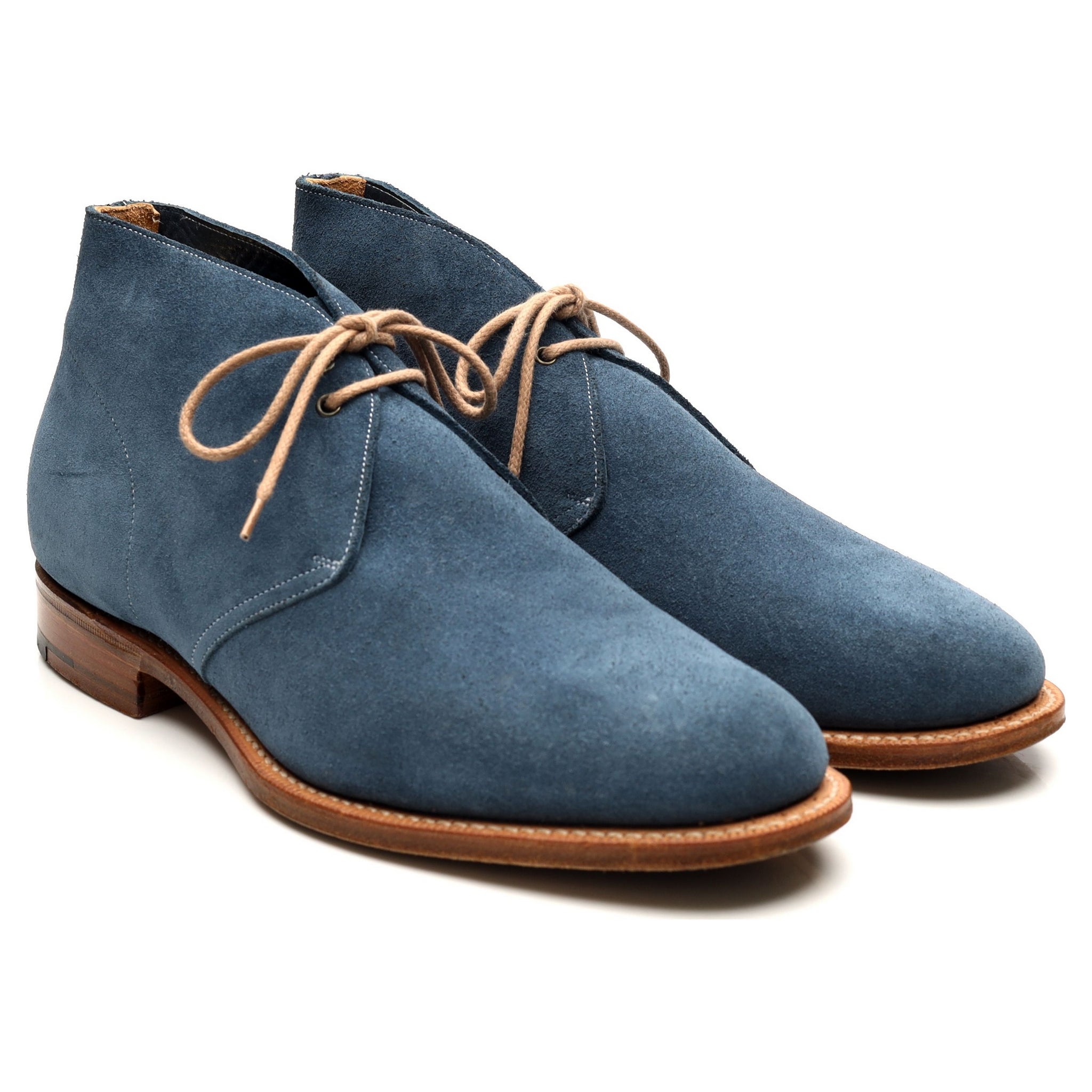 Church's Sahara bottines chukka daim bleu UK 8.5