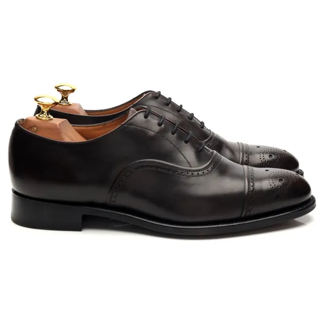 Church's Royal Collection Duke richelieu cuir marron foncé UK 6.5