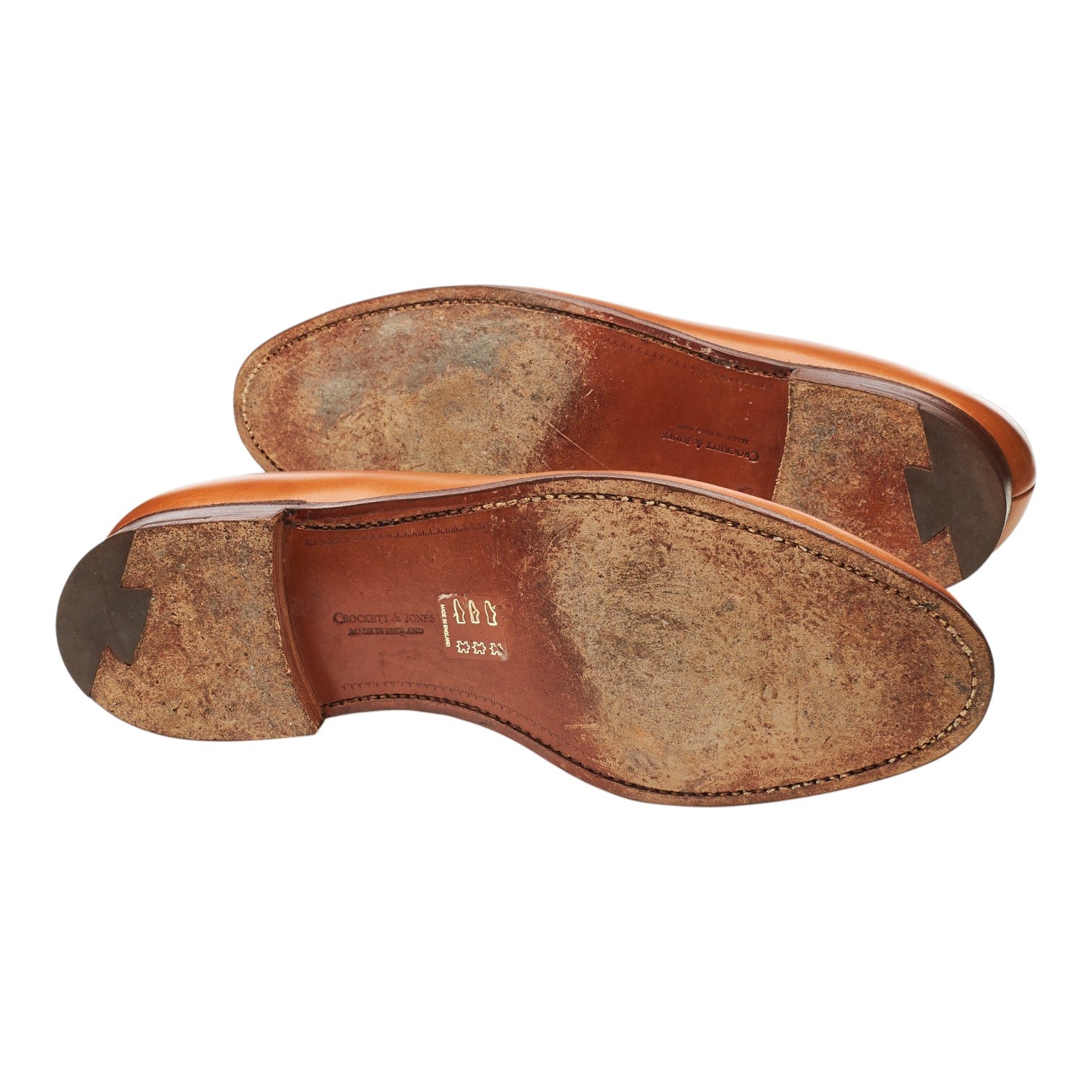 Crockett & Jones Langham mocassin pompons marron 9