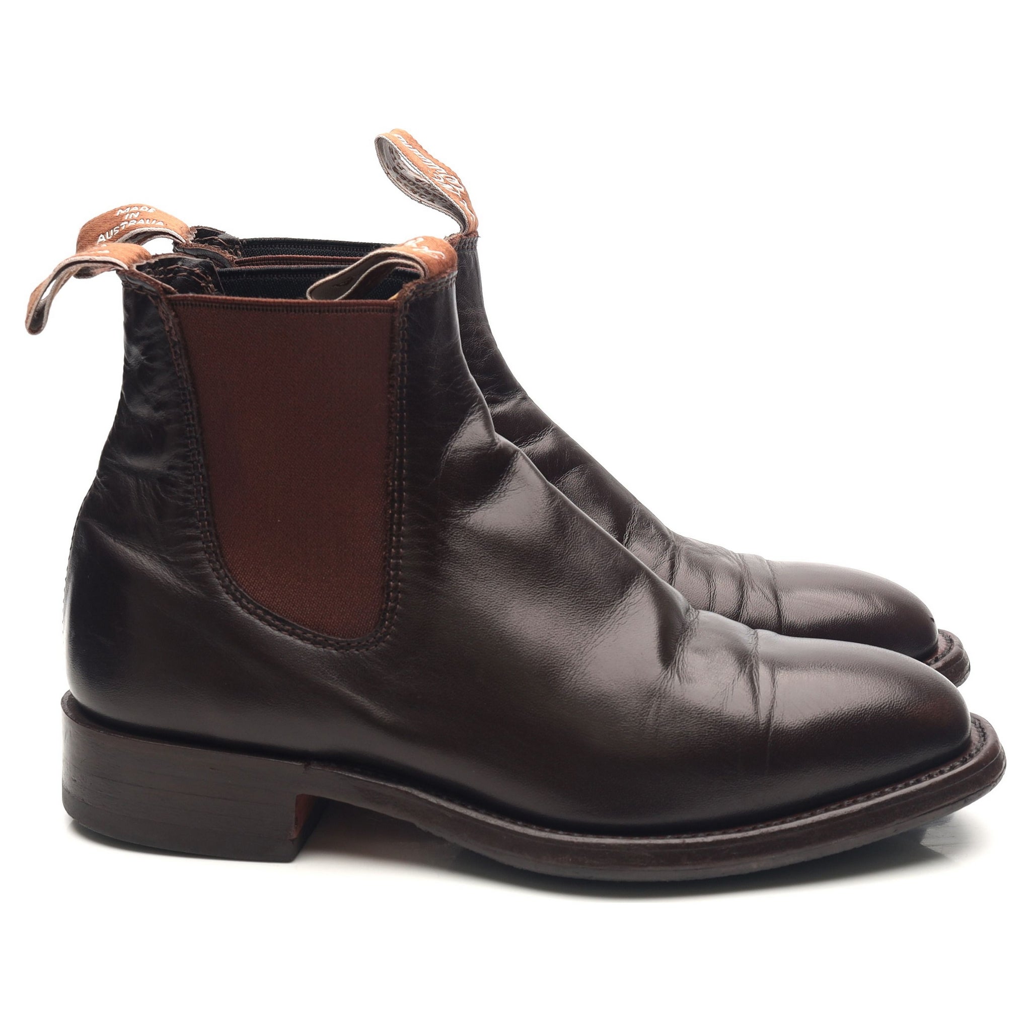 R.M. Williams Comfort Macquarie bottines chelsea marron 37 cuir