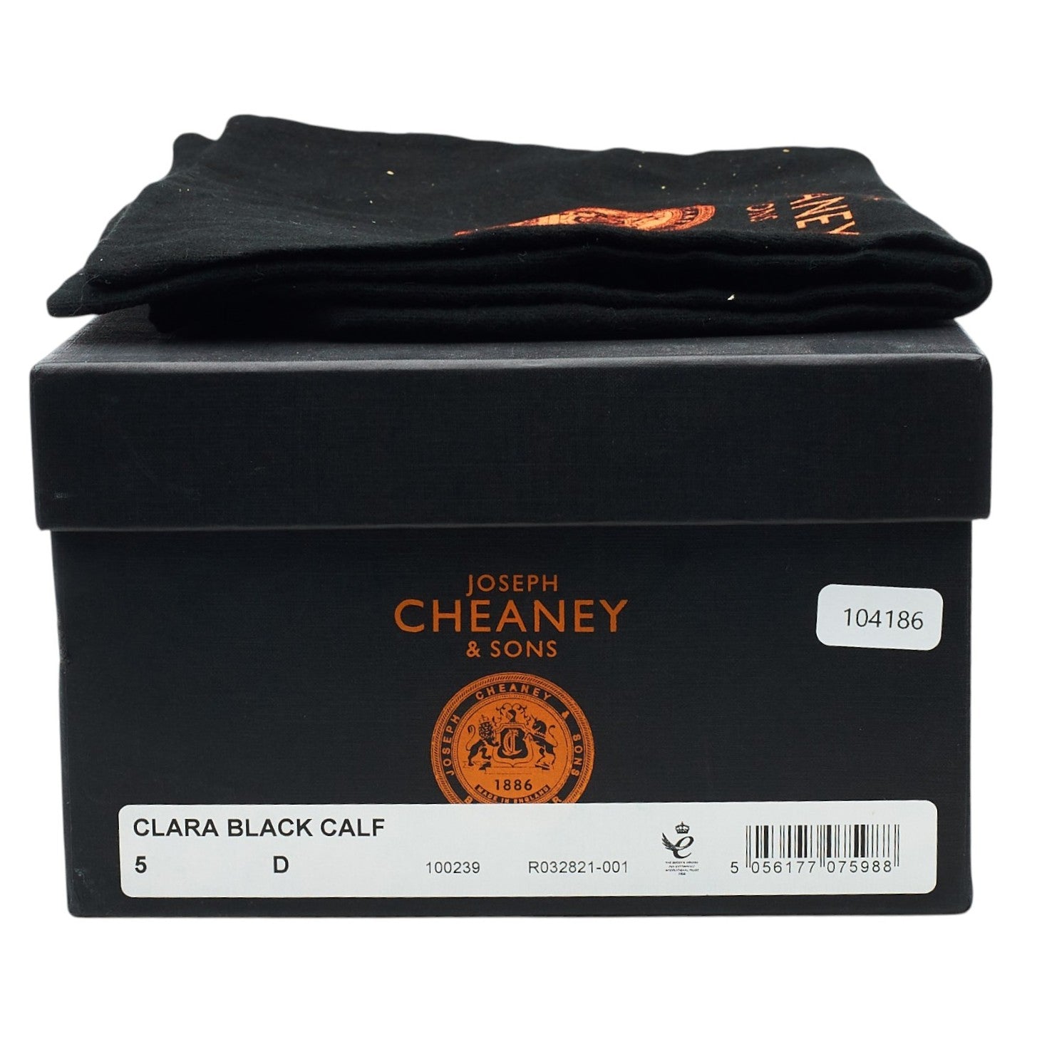 Cheaney Clara bottines chelsea cuir noir pointure UK 5