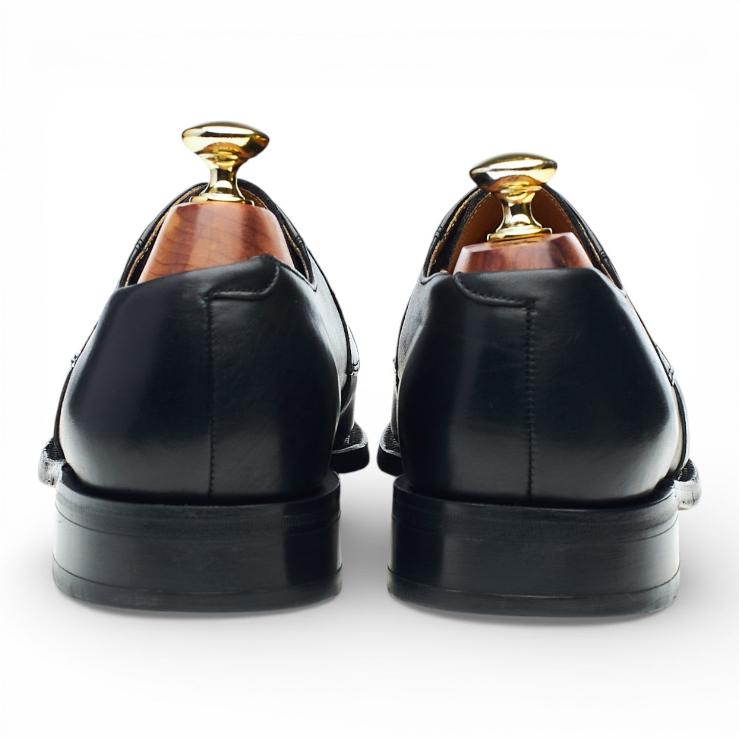 Barker derby cuir noir UK 7 étroit