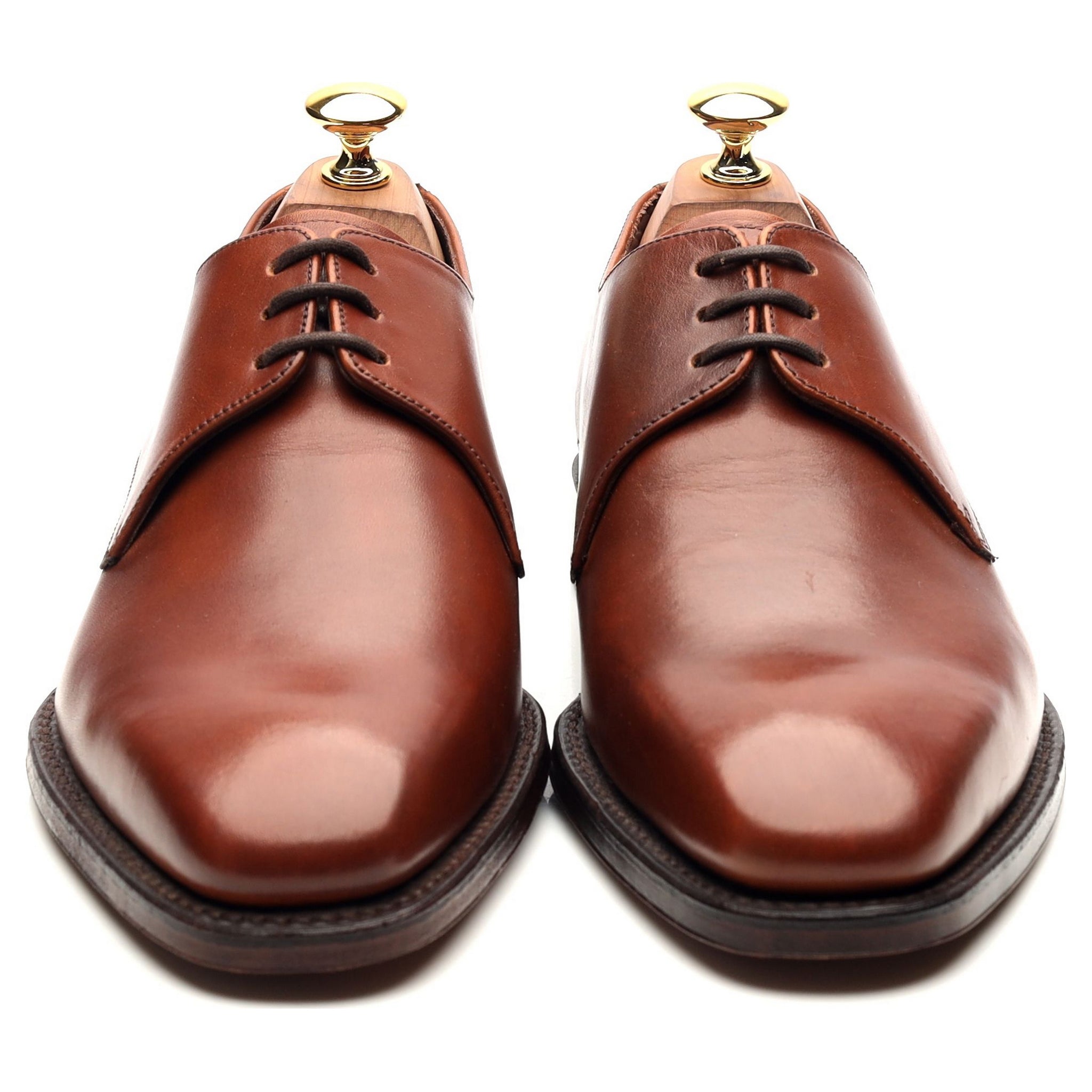 Loake 1880 Cornwall Derby cuir camel UK 6 étroit