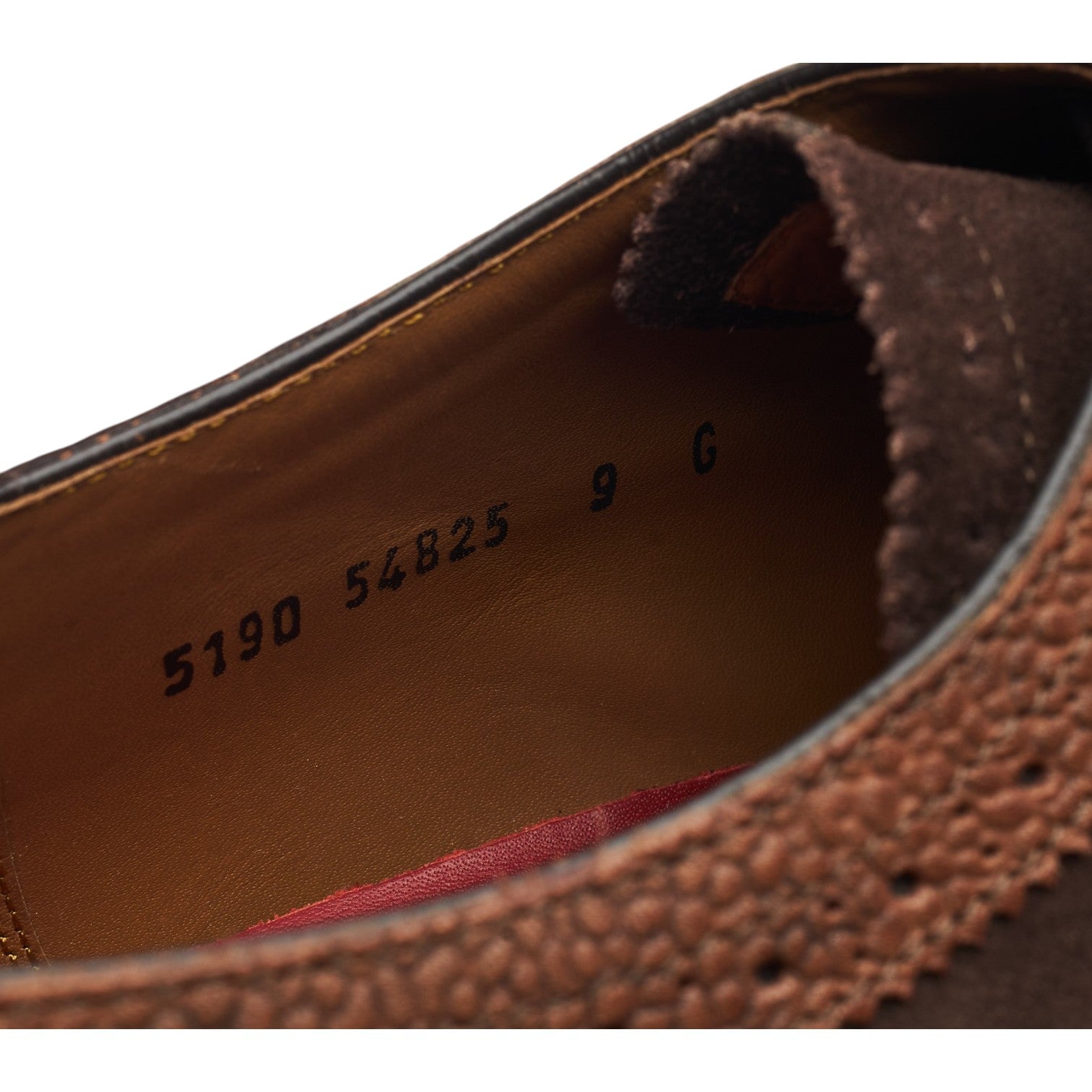 Grenson Sid derby brogue daim marron UK 9