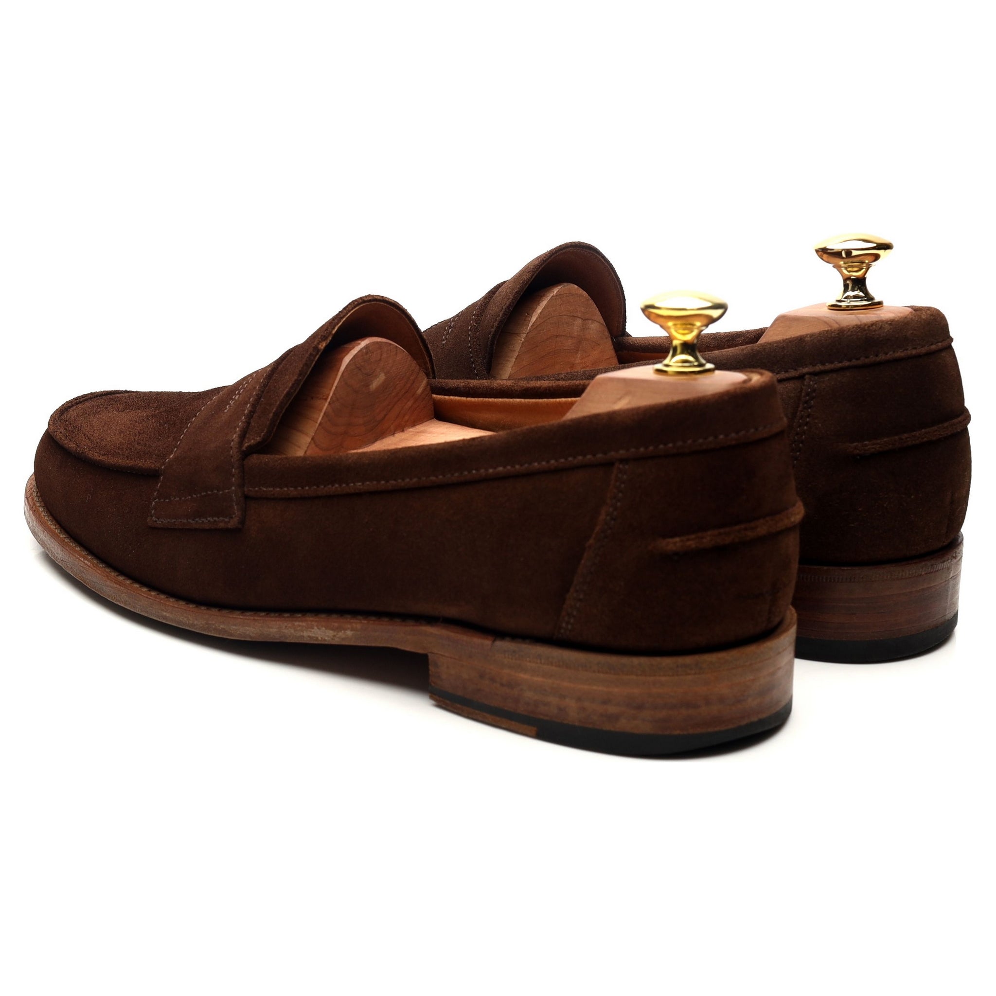 Sanders Madrid mocassins daim marron UK 8