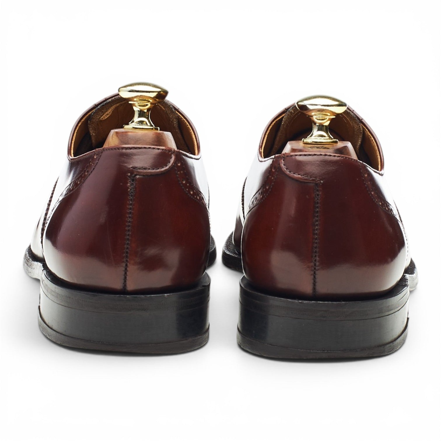 Barker Alfred oxford brogues cuir marron 7.5 large
