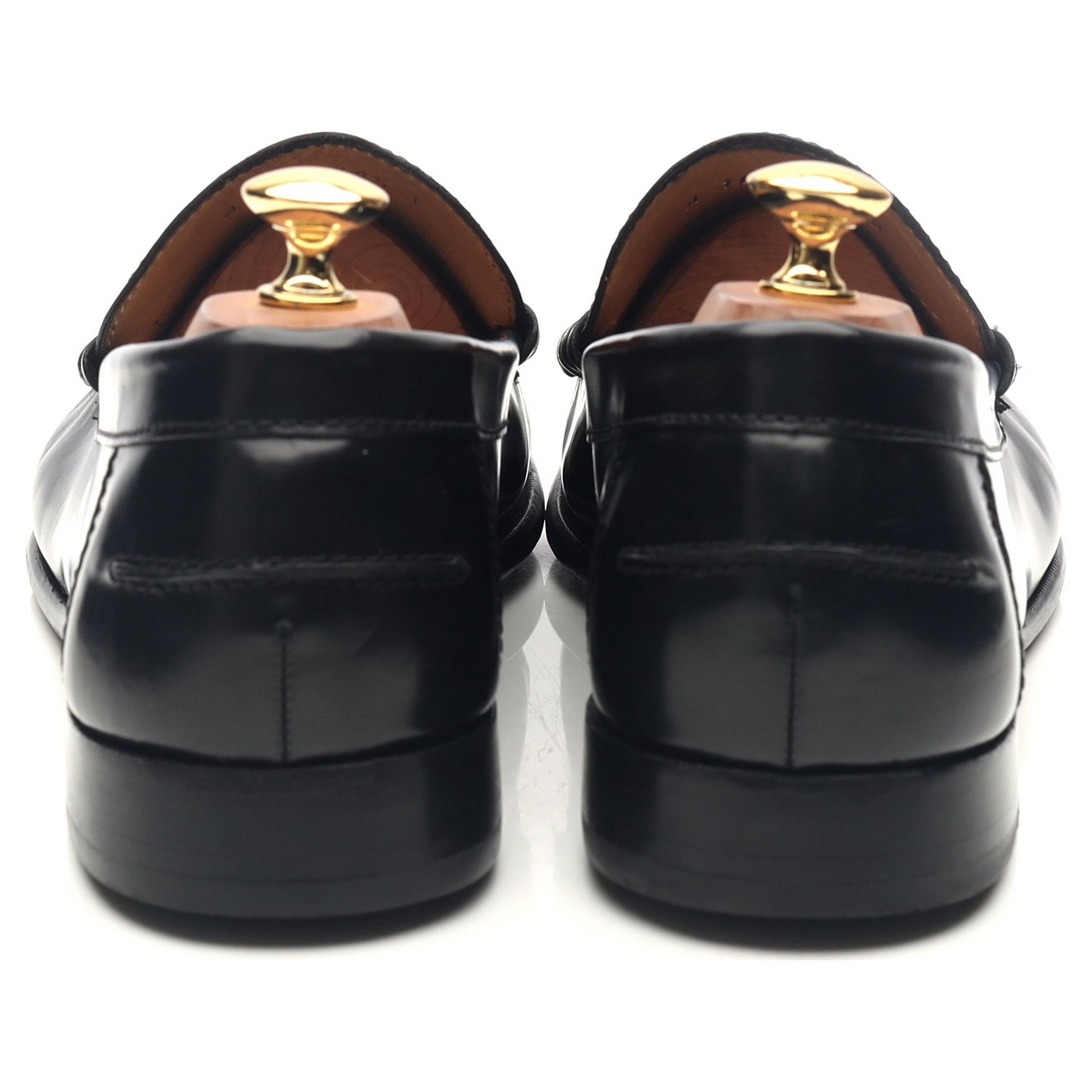 Barker Newington mocassins cuir noir UK 10.5 F