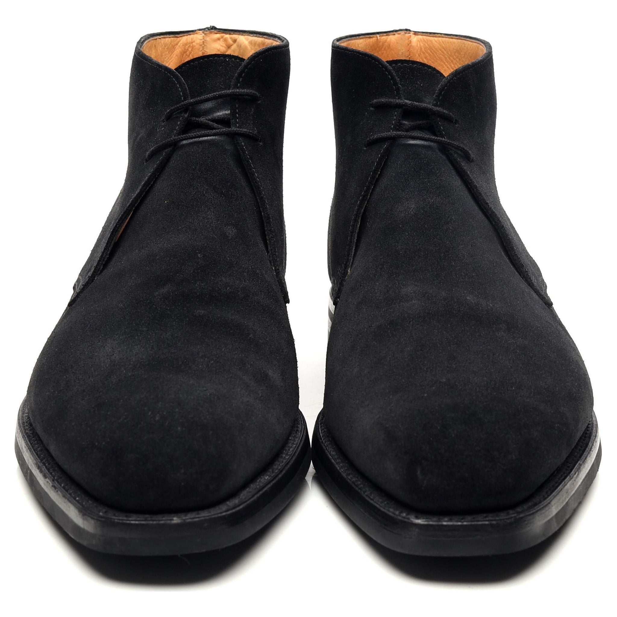 Crockett & Jones Tetbury boots chukka daim noir UK 9