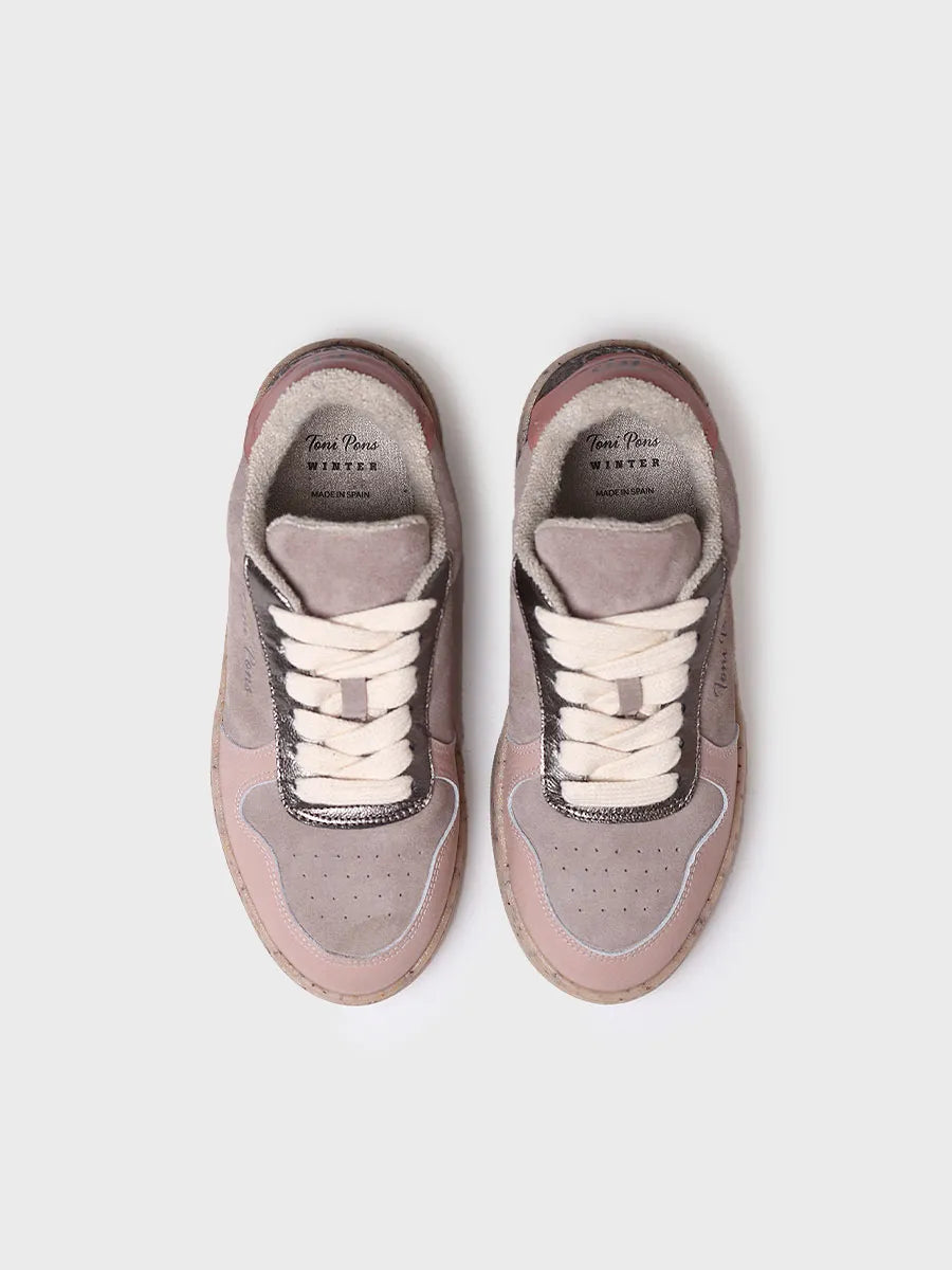 Toni Pons Alexandra basket femme daim taupe