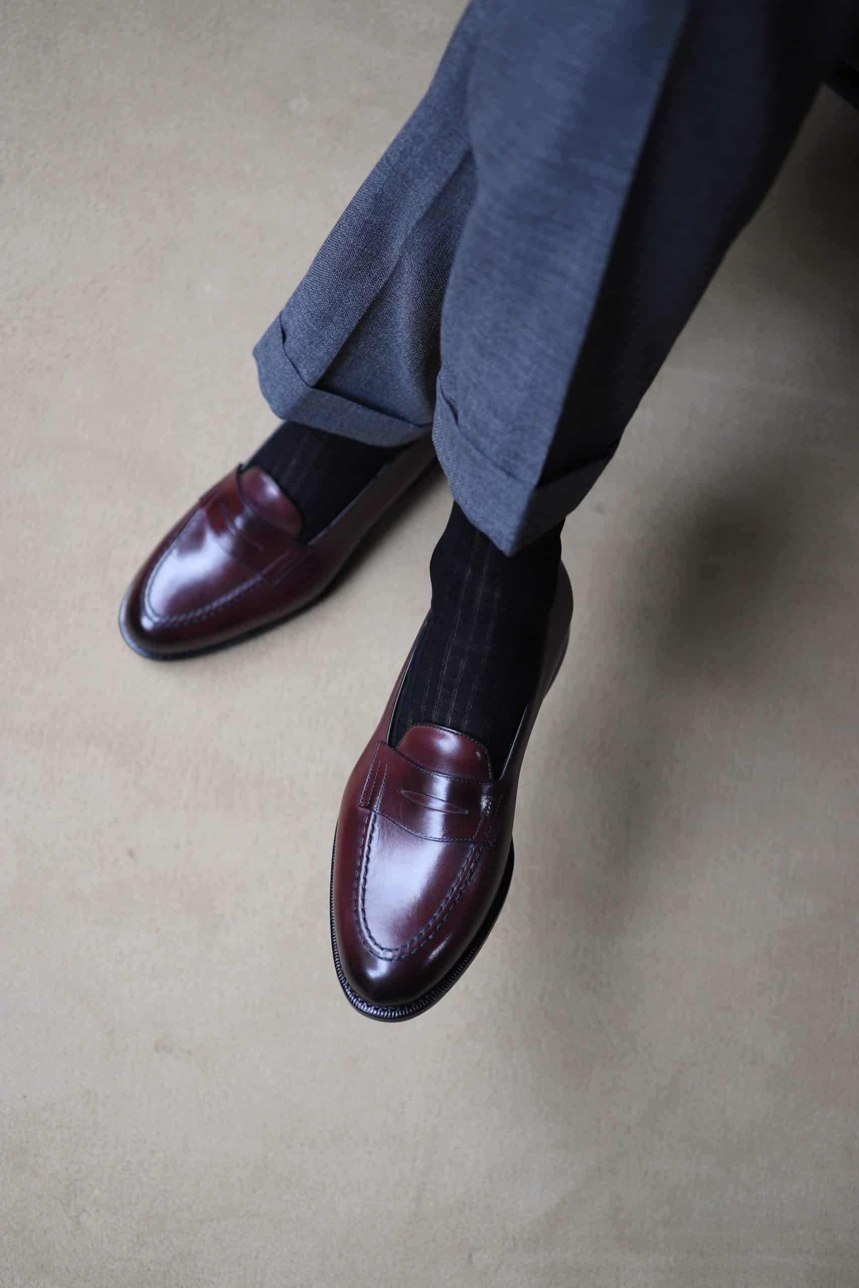 Malfroid Newport penny loafer cuir box calf