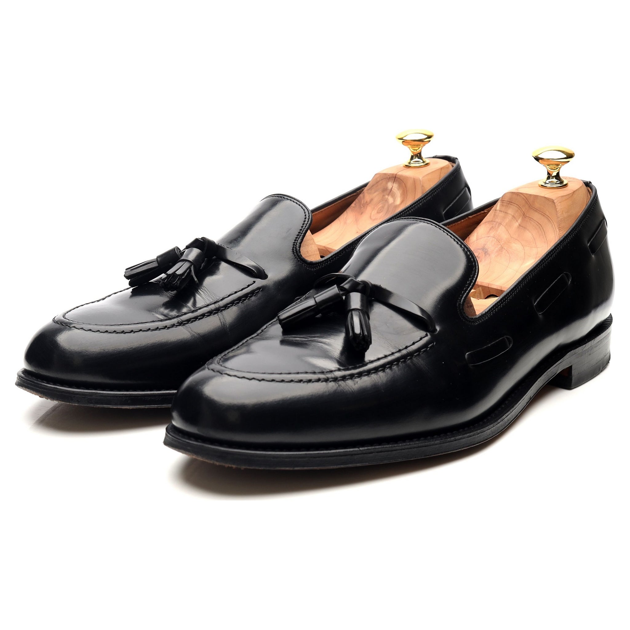 Loake Lincoln Mocassins cuir noir pointure 12 UK