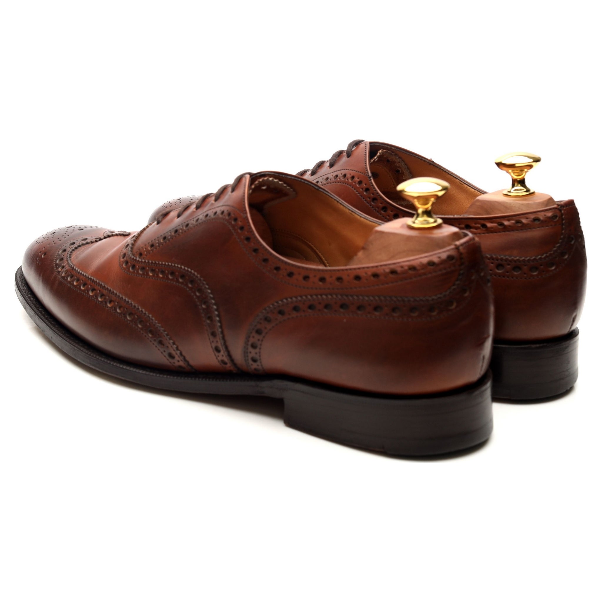 Church's Chetwynd brogue cuir marron clair UK 9